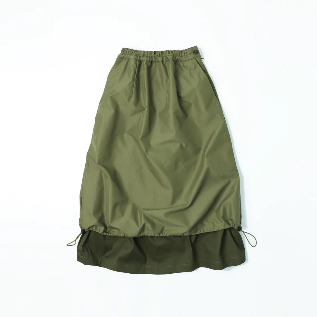No:#576 | Name:FW23-MRS.WORKWARE LOUNGE SKIRT | Color:Green | Size:Free【WORKWARE】