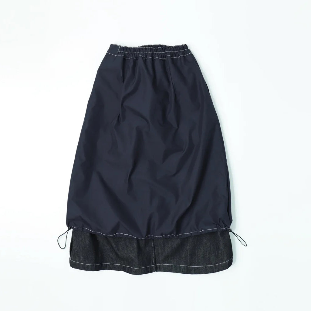 No:#576 | Name:FW23-MRS.WORKWARE LOUNGE SKIRT | Color:denim | Size:Free【WORKWARE】【入荷予定アイテム・入荷連絡可能】