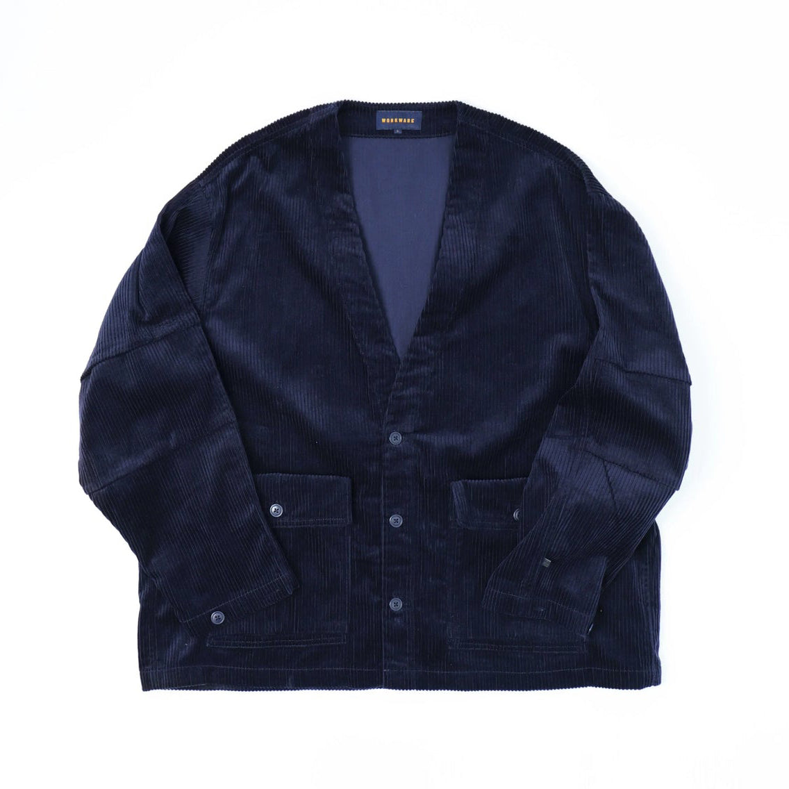No:#592 | Name:FW23-RAILROAD CARDIGAN | Color:Navy | Size:M/L【WORKWARE】【入荷予定アイテム・入荷連絡可能】