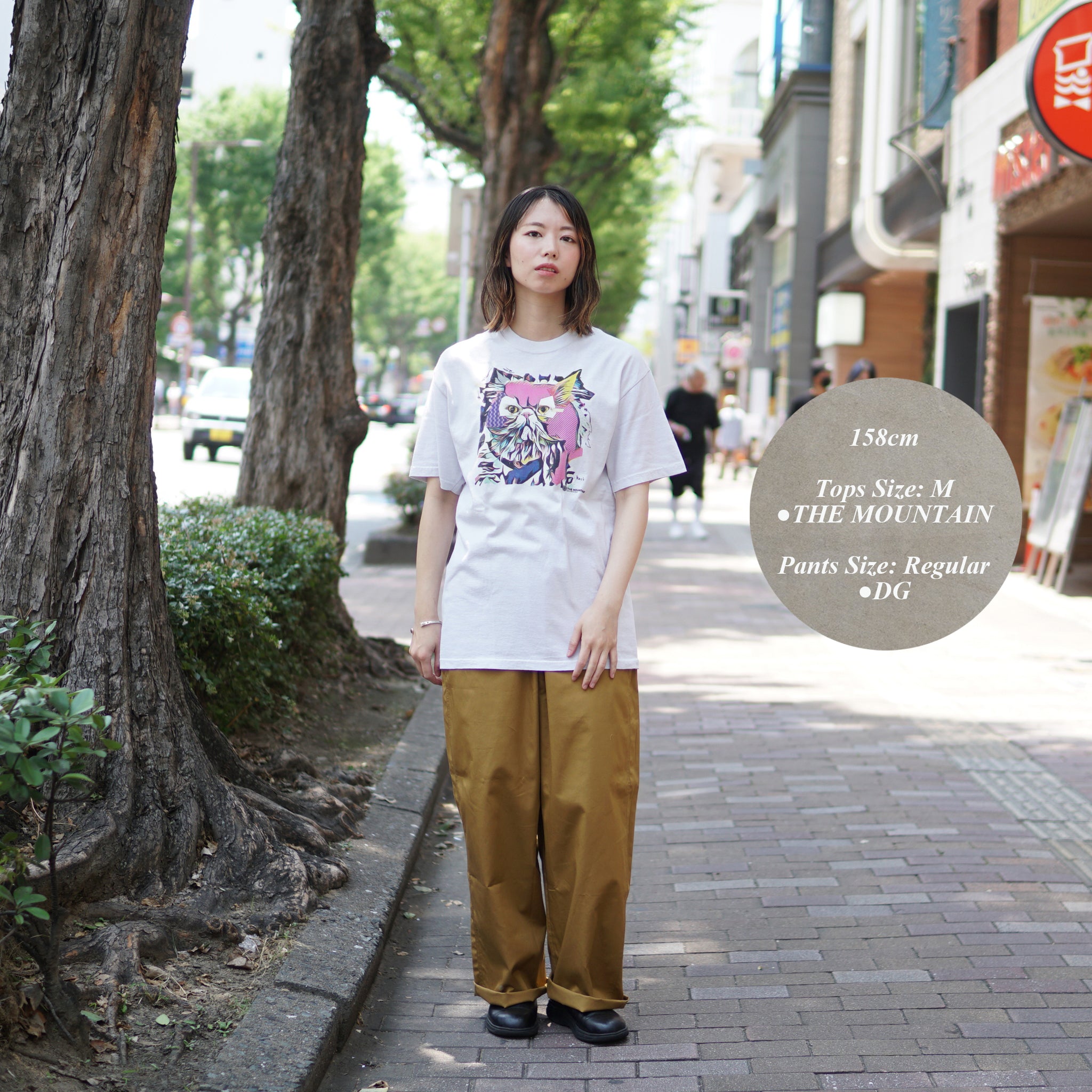 No:6486 | Name:HAND-DYED TEE | Color:POP ART PUSSYCAT | SIze-M/L/XL【THE MOUNTAIN_ザ マウンテン】【ネコポス選択可能】