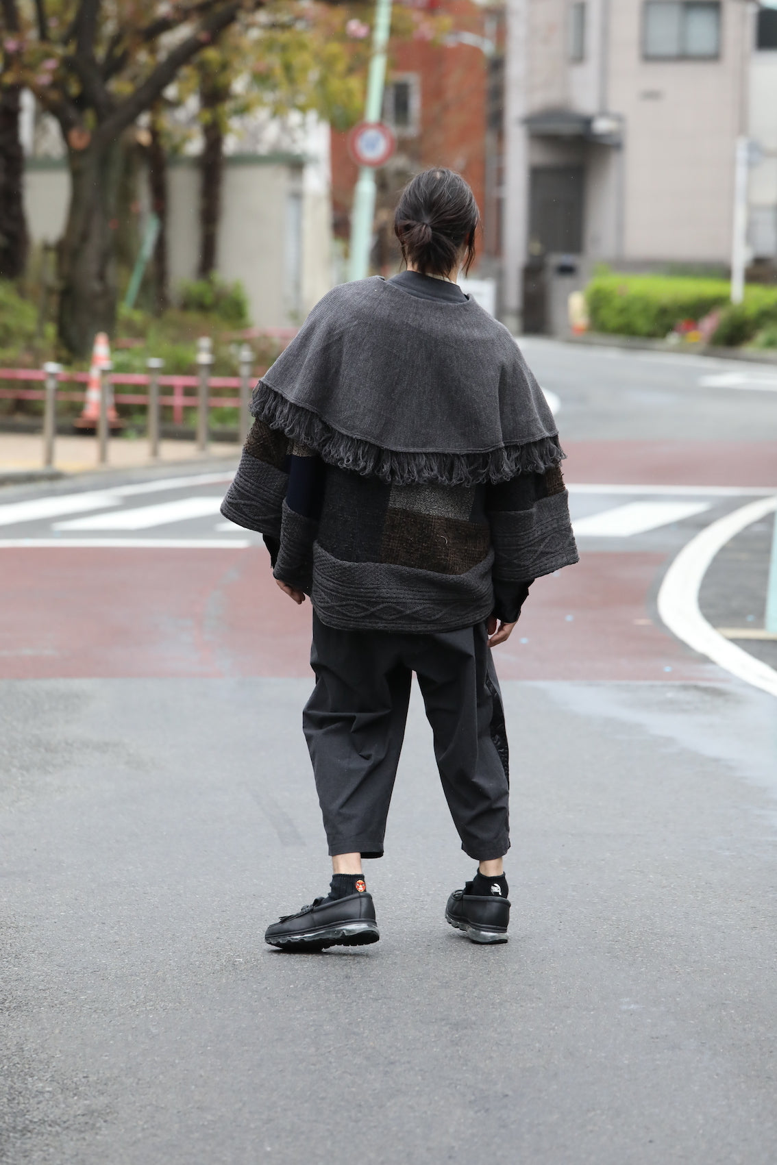 No:MK21A-V-03 | Name:LAMP | Color:Wool | Style:Patchwork Cape 【Masterkey】-MASTERKEY-ADDICTION FUKUOKA