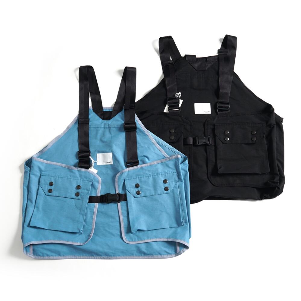 NO:VR20SS-SP-VS01 | Name: STREET HUNTING VEST | Color:Black/Light Blue | Style:【VARDE77】-VARDE77-ADDICTION FUKUOKA