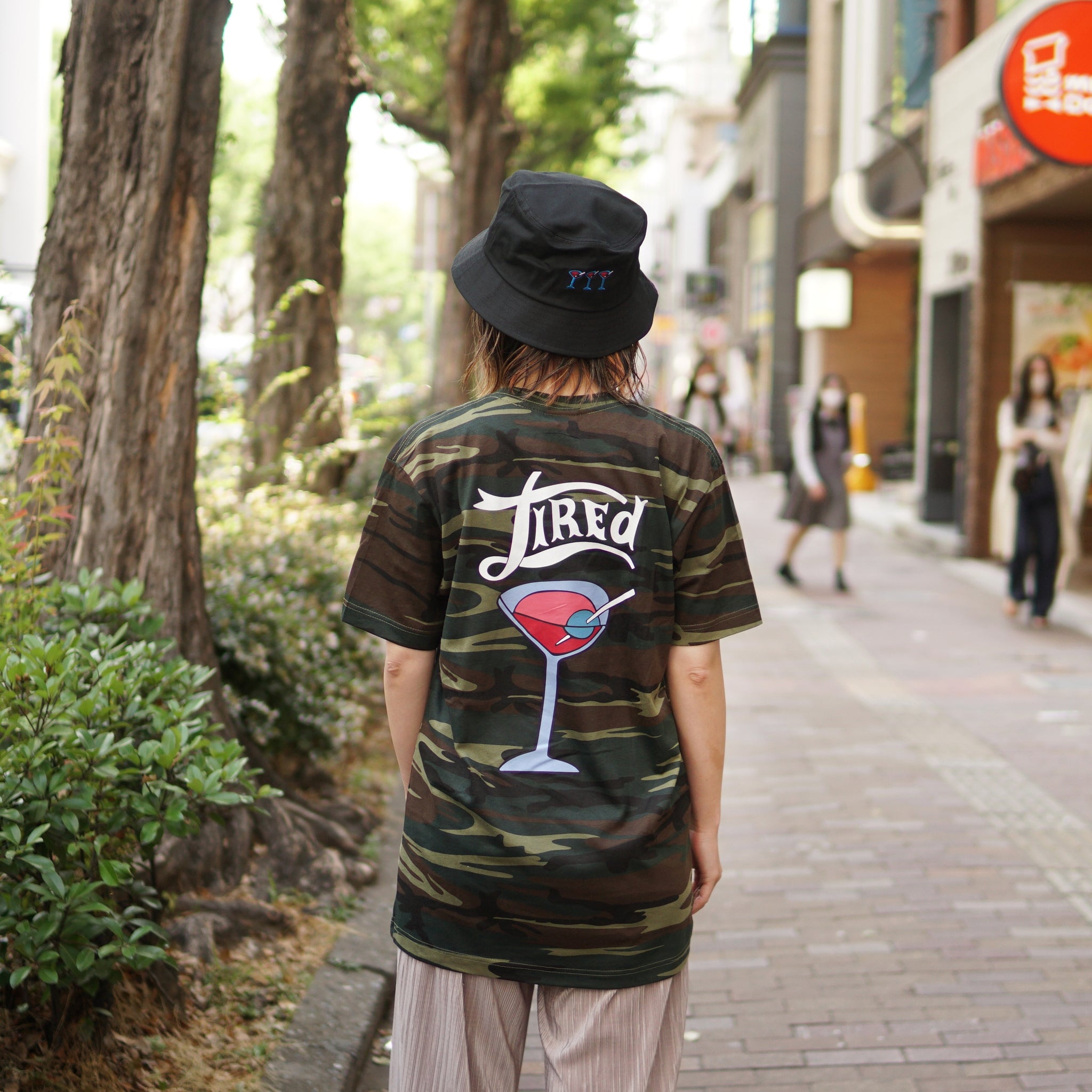 No:TS00162 | Name:DIRTY MARTINI S/S TEE | Color:Camo【TIRED_タイレッド】【ネコポス選択可能】