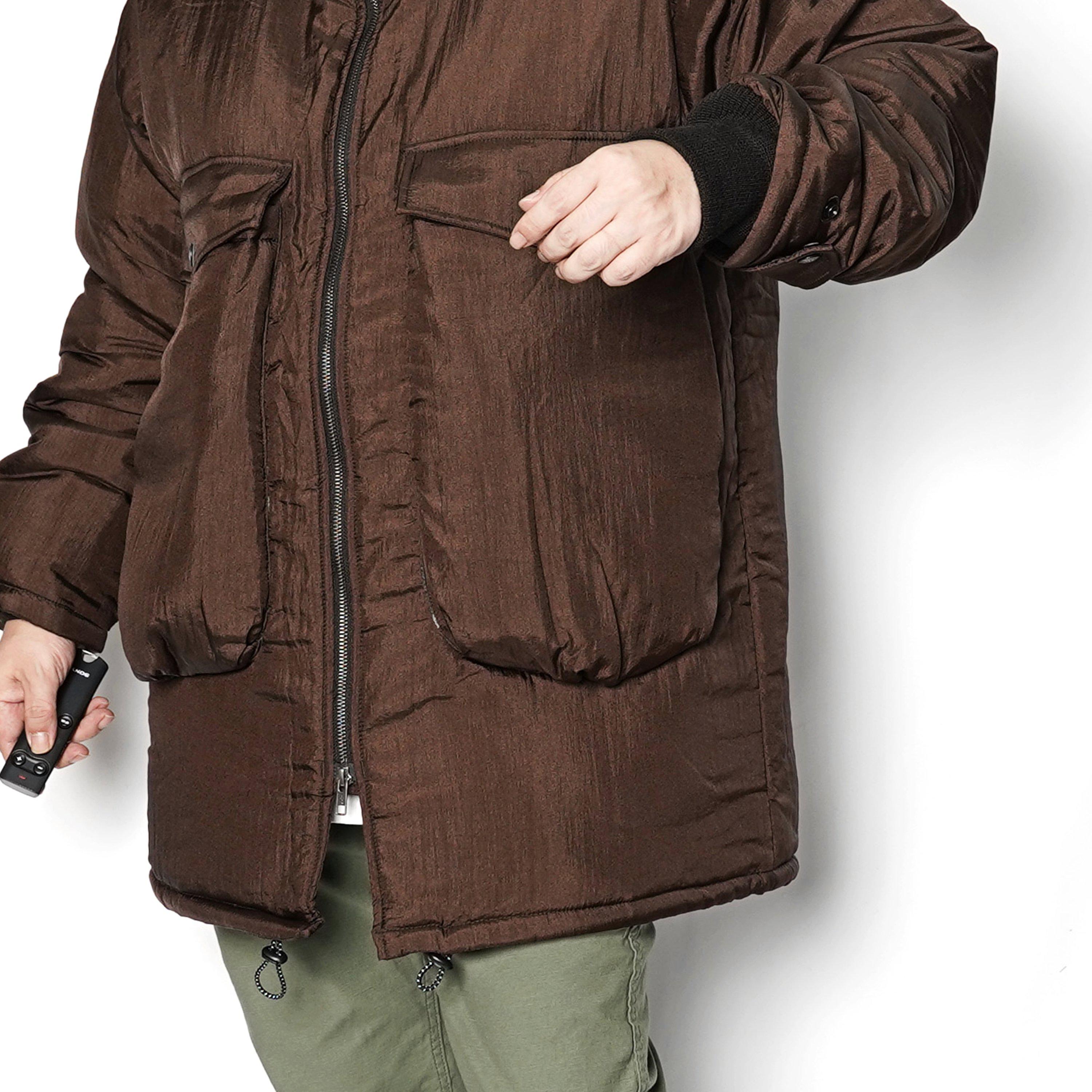 No:M28011 | Name:NYC Car Coat | Color:Taslan Nylon Brown | Style