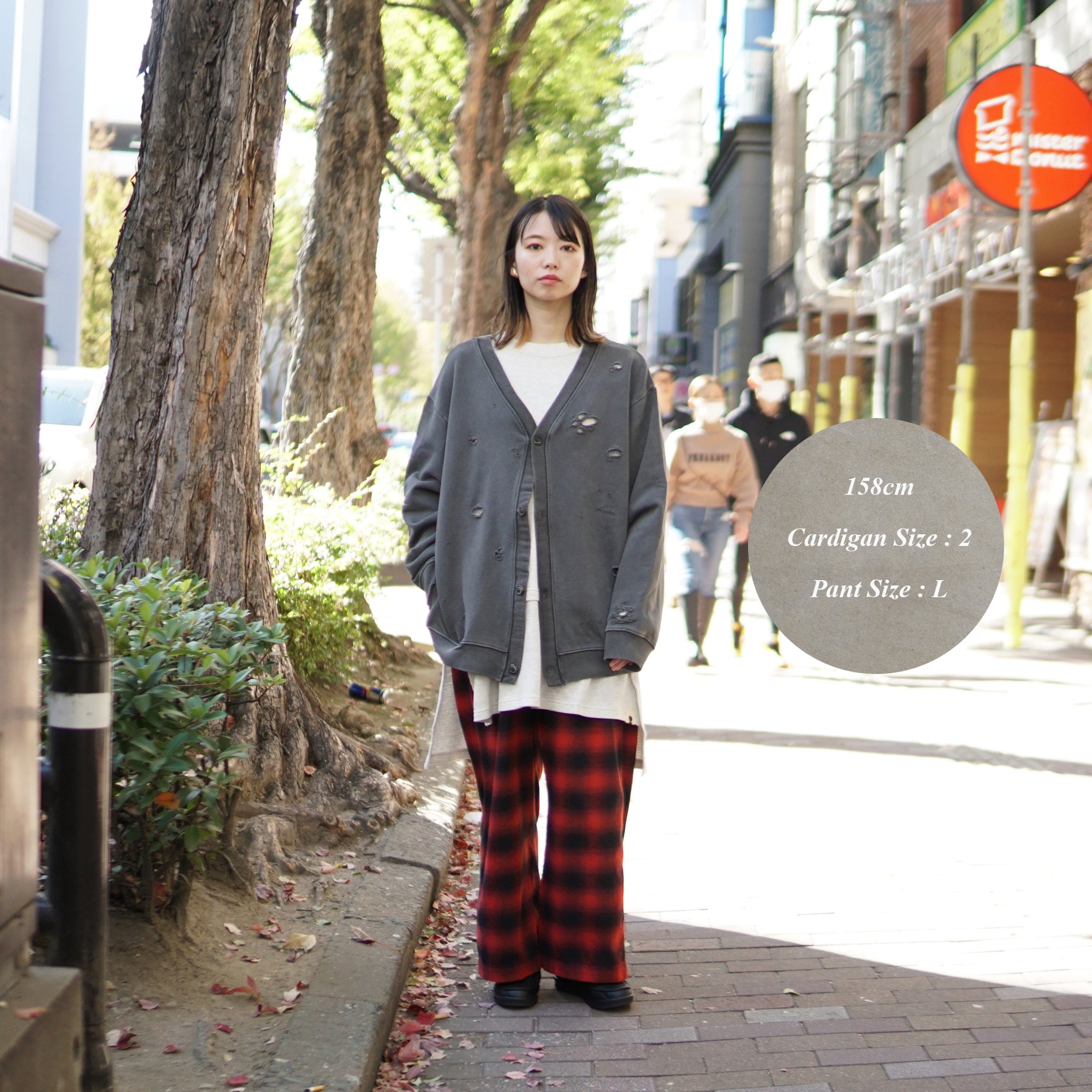 No:m-2207254 | Name:gamege ageing cardigan | Color:Black/Stone【MODEM DESIGN_モデムデザイン】