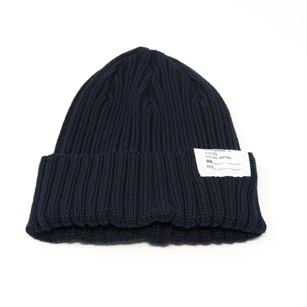 No:RL-KN-001 | Name:C/A Standard Knit Cap | Color:Black/Navy/Red【RACAL_ラカル】【ネコポス選択可能】