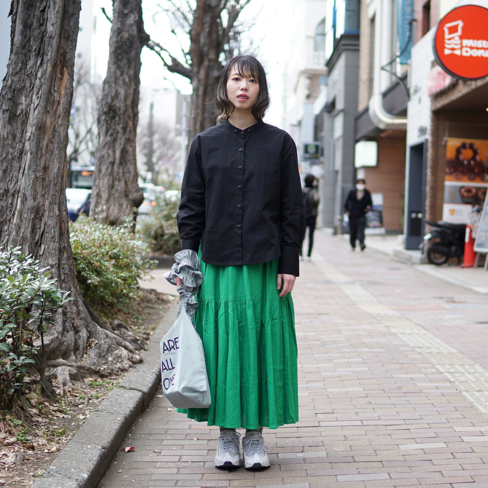 No:OSK-SS33-13D | Name:Not Your Mistakes | Color:Forest Green|Size:S【OSKER THE LABEL_オスカーザレーベル】【archive】