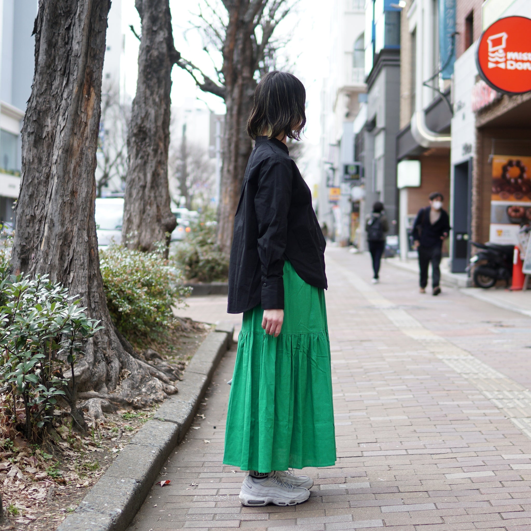 No:OSK-SS33-13D | Name:Not Your Mistakes | Color:Forest Green|Size:S【OSKER THE LABEL_オスカーザレーベル】【archive】