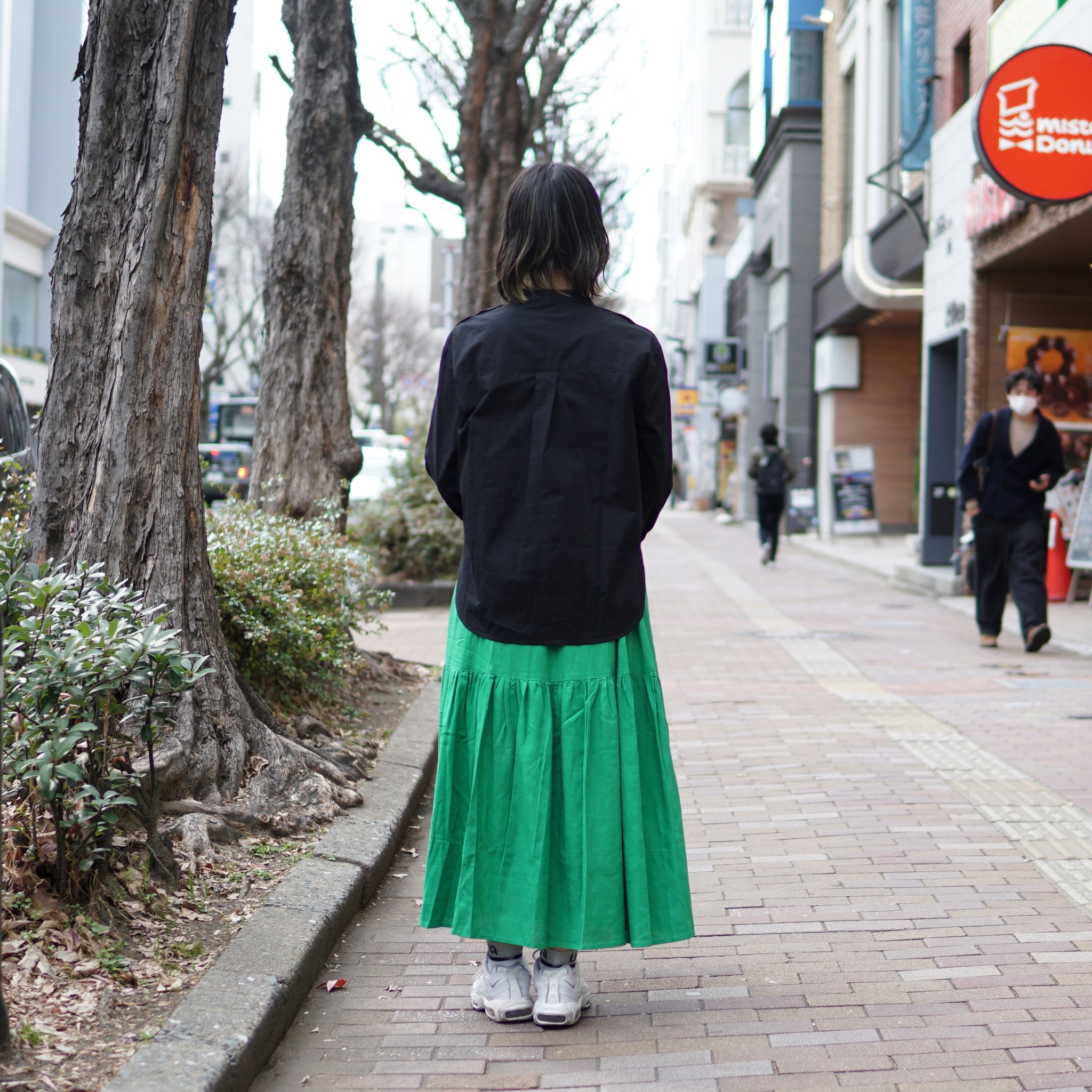 No:OSK-SS33-13D | Name:Not Your Mistakes | Color:Forest Green|Size:S【OSKER THE LABEL_オスカーザレーベル】【archive】