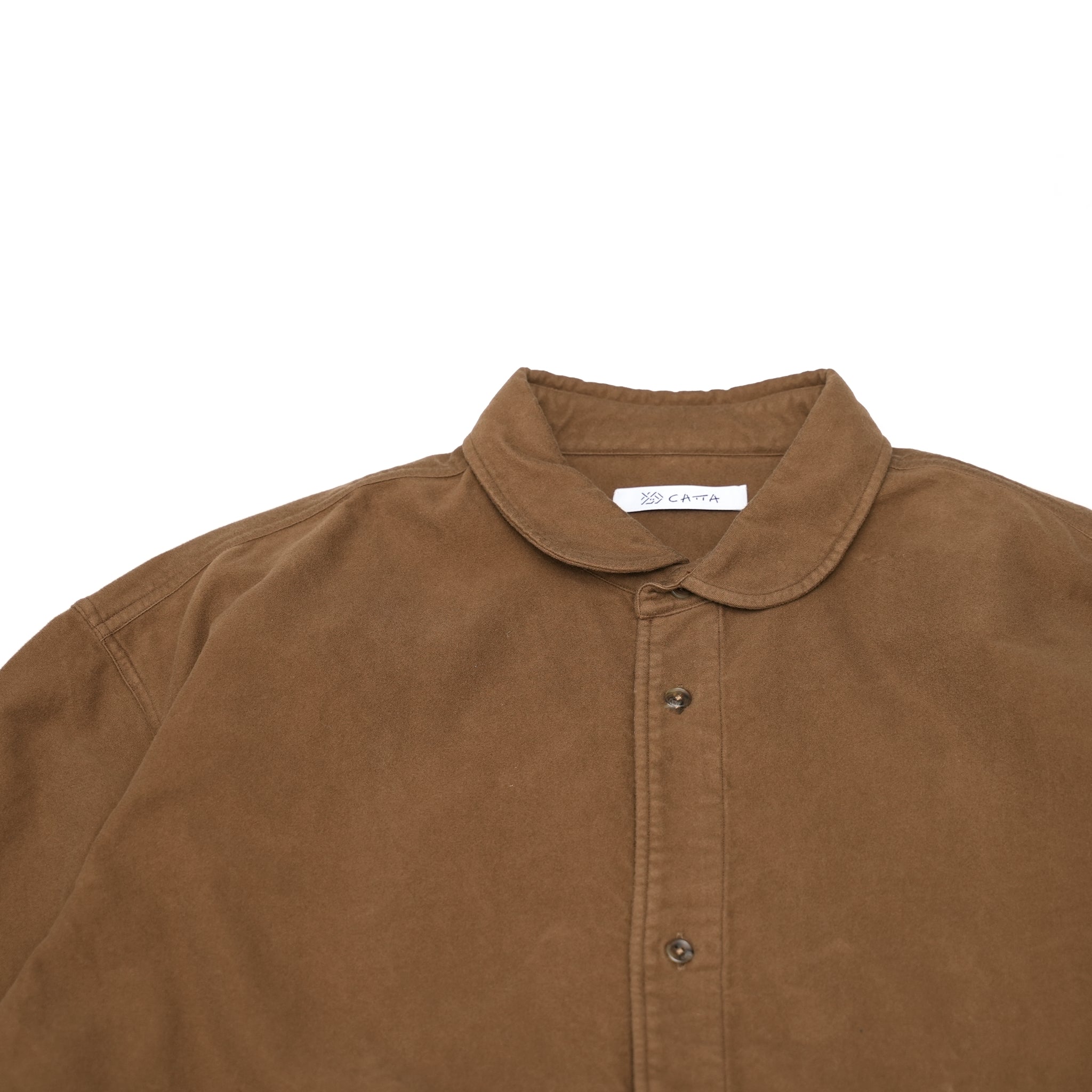 No:SP-02 | Name:Sidepocket Shirts Suede | Color:Black/Brown | Size:L【CATTA_カッタ】