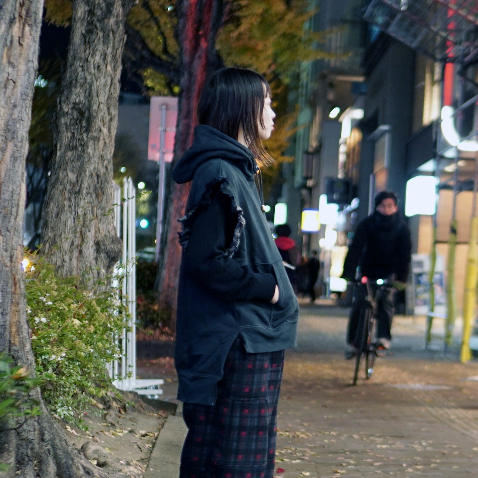 ブリーチパーカーフリルベスト – Black | REHERSALL