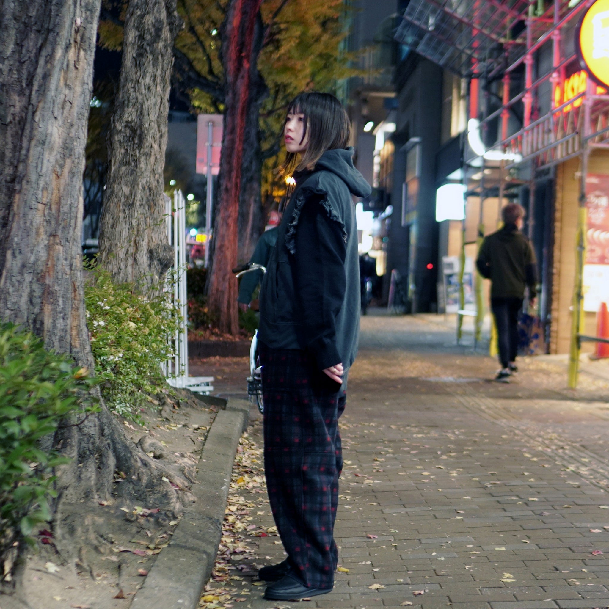 ブリーチパーカーフリルベスト – Black | REHERSALL