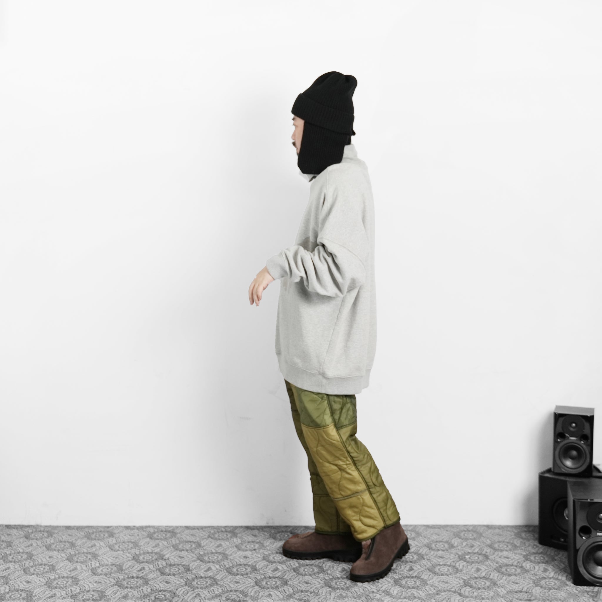 odd22fw05 | Quilting Pants – Olive | ODDMENT