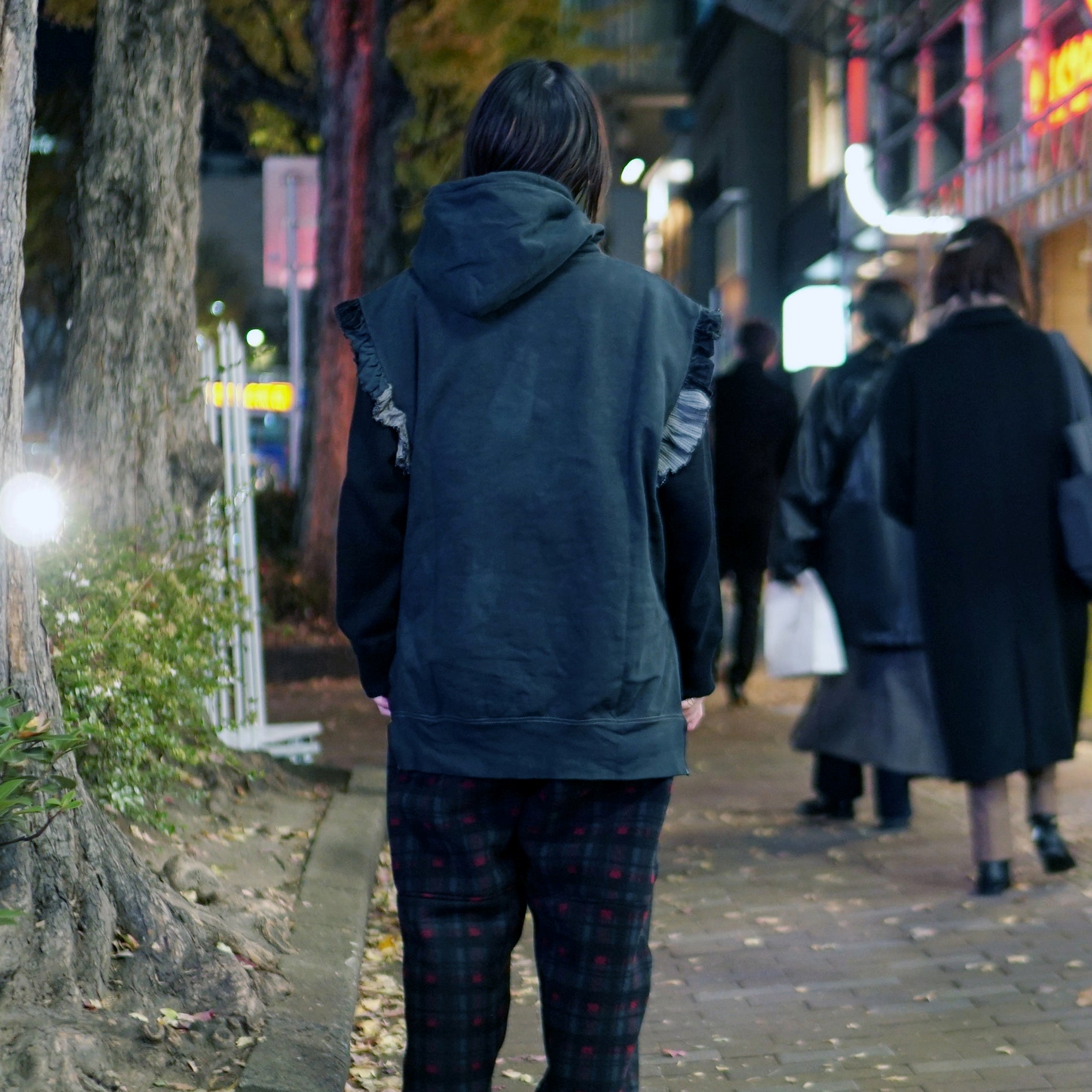 ブリーチパーカーフリルベスト – Black | REHERSALL
