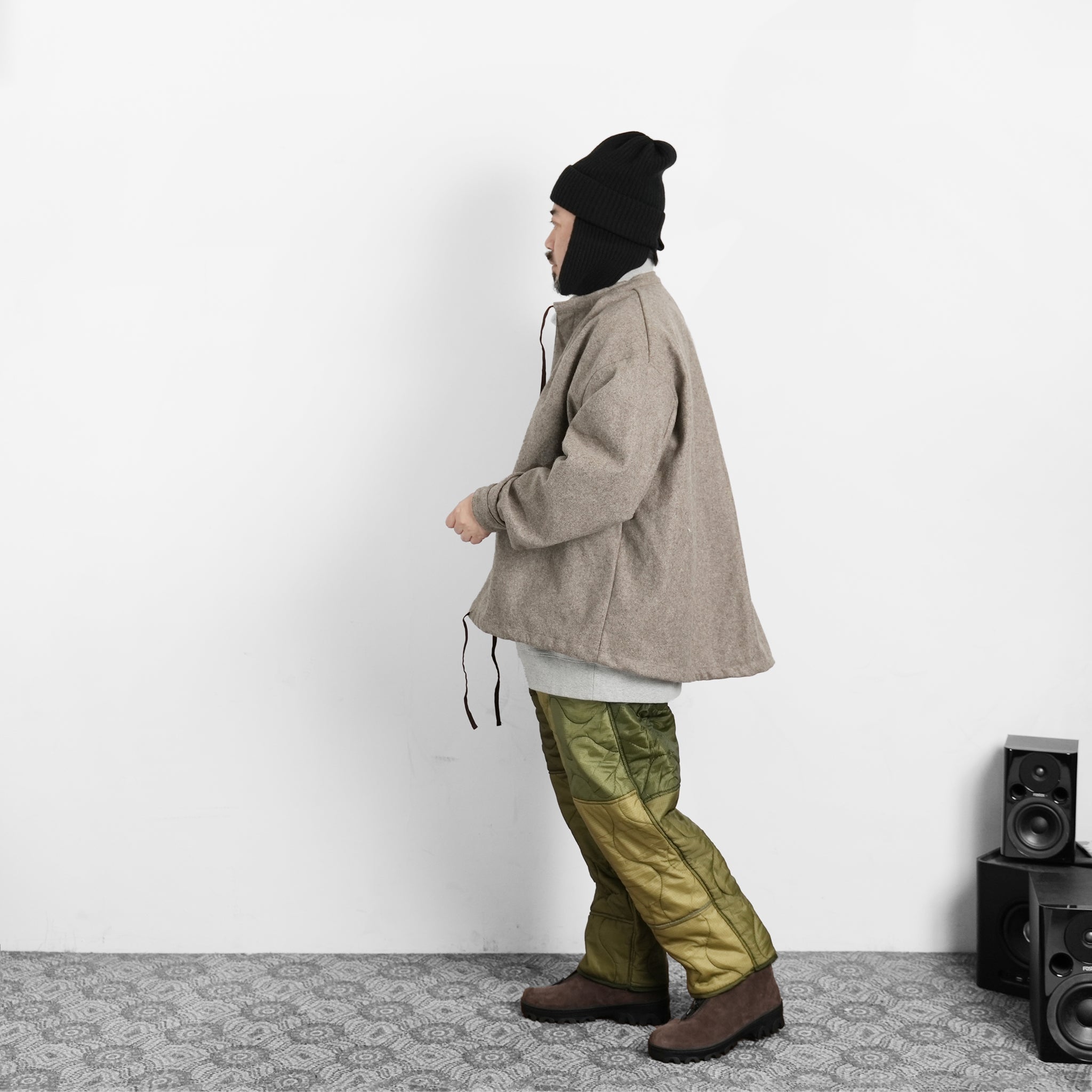 odd22fw05 | Quilting Pants – Olive | ODDMENT