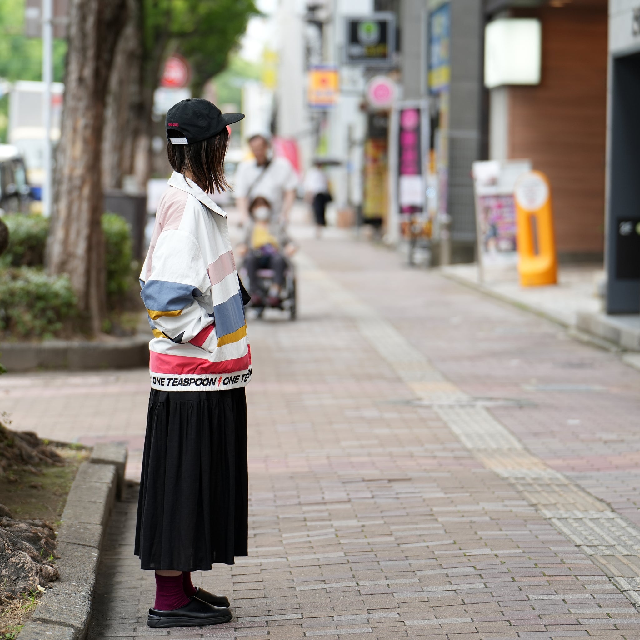 No:24961 | Name:Ots Velocity Reversible Windbreaker Jacket | Color:White Black【ONE TEASPOON_ワンティースプーン】【archive】