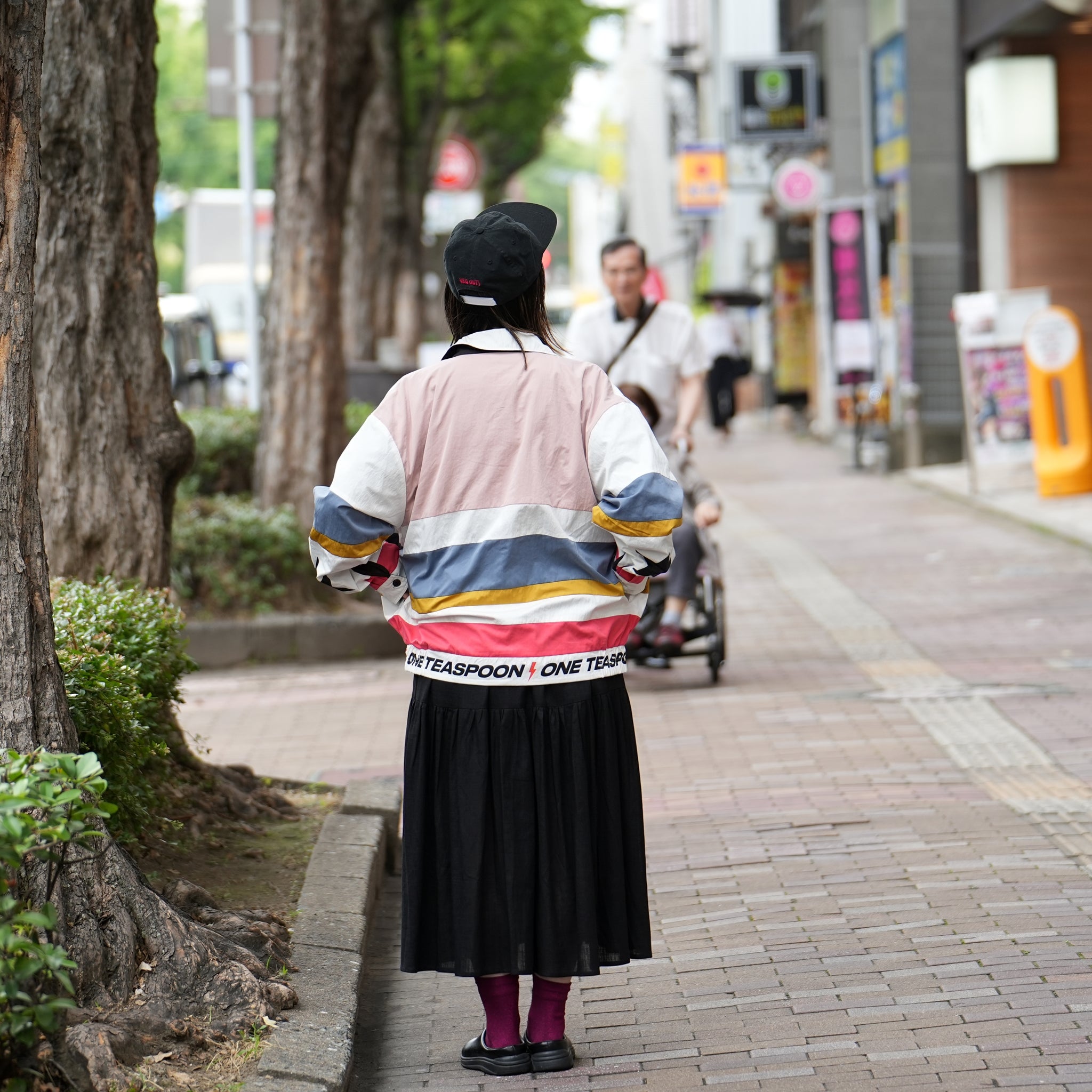 No:24961 | Name:Ots Velocity Reversible Windbreaker Jacket | Color:White Black【ONE TEASPOON_ワンティースプーン】【archive】