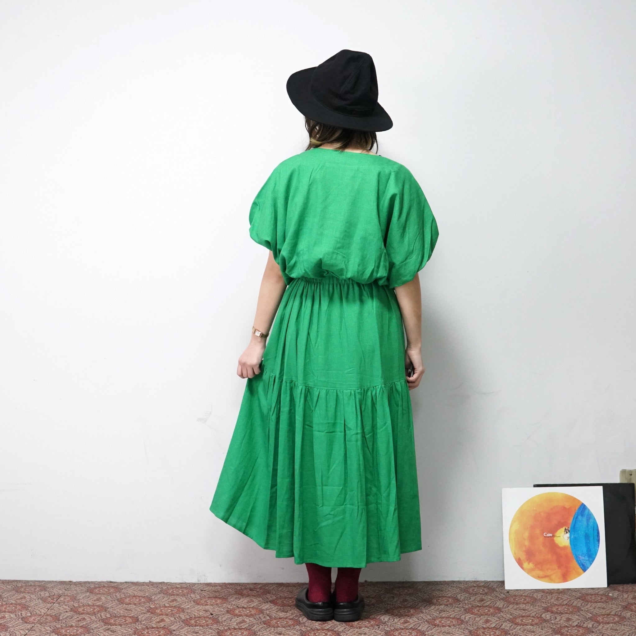 No:OSK-SS33-13D | Name:Not Your Mistakes | Color:Forest Green|Size:S【OSKER THE LABEL_オスカーザレーベル】【archive】