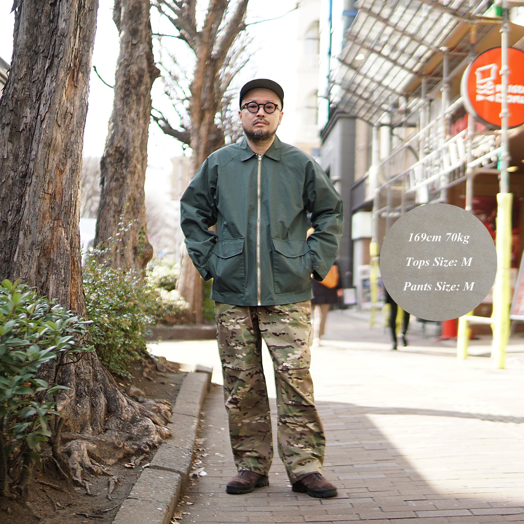 Name:SS23-LOUNGE PANTS | Color:CAMO | Size:S/M【WORKWARE】