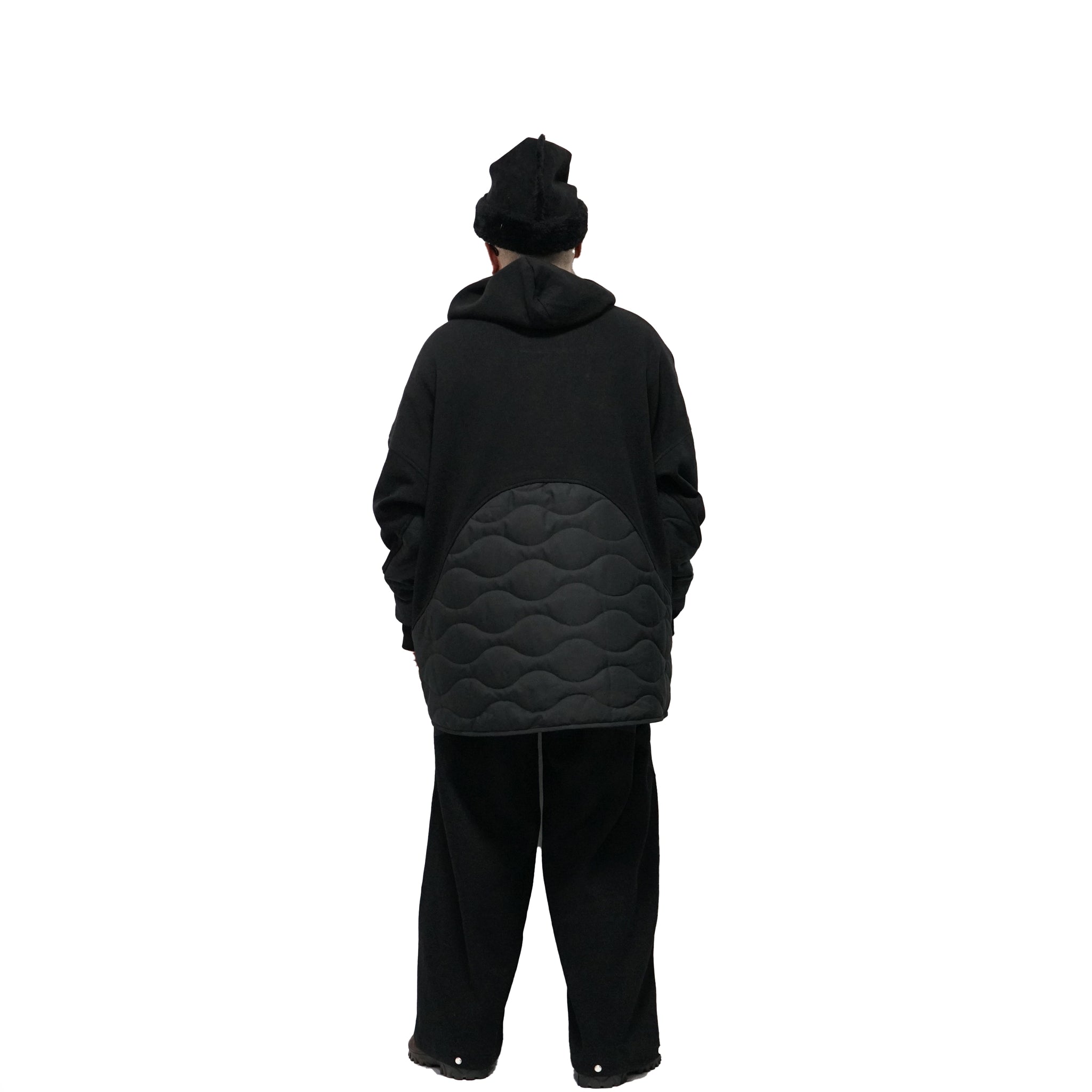 No:ACRS23-P01| Name: 2023 Collection Flower Mantis Collection French cotton heavy quilted cotton padded pants	 | Color:Black | Size:Free【(A)CRYPSIS®】【SEIVSON_セイヴソン】