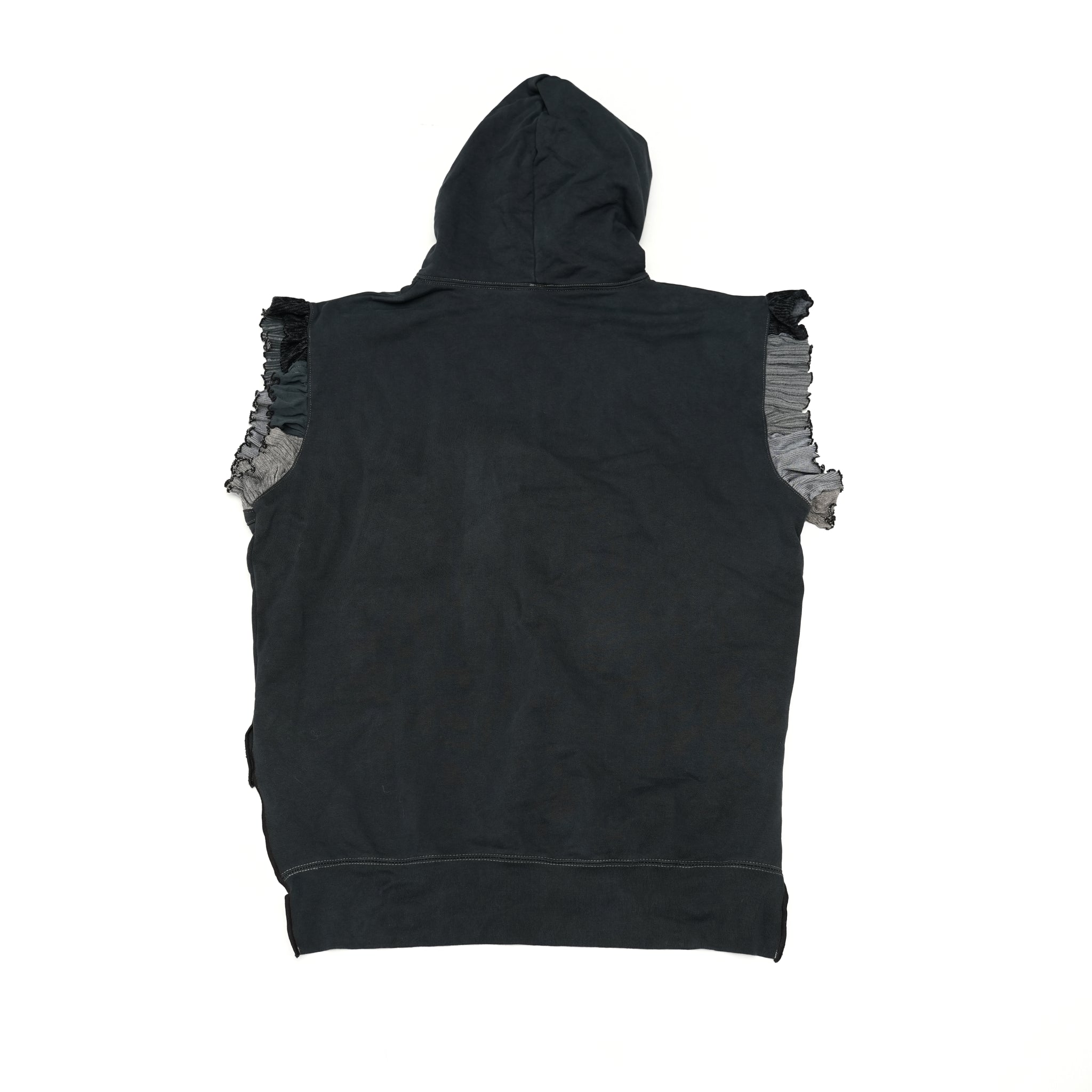 ブリーチパーカーフリルベスト – Black | REHERSALL