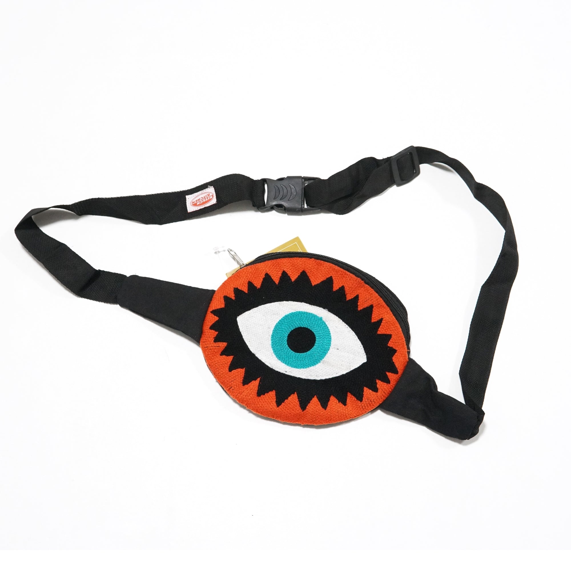 No:AC209 | Name:Fanny Pack Eye | Color: embroidere【KITSCH KITCHEN_キッチュキッチン】【ネコポス選択可能】