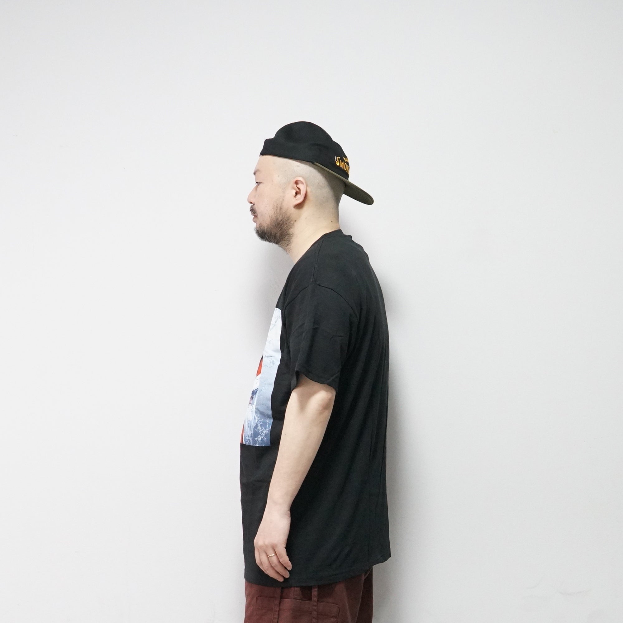 bjk10006 |  HOMOGENIC MENS T-SHIRT – Black | Size:L/XL【BJORK】【MUSIC TEE】【ネコポス選択可能】