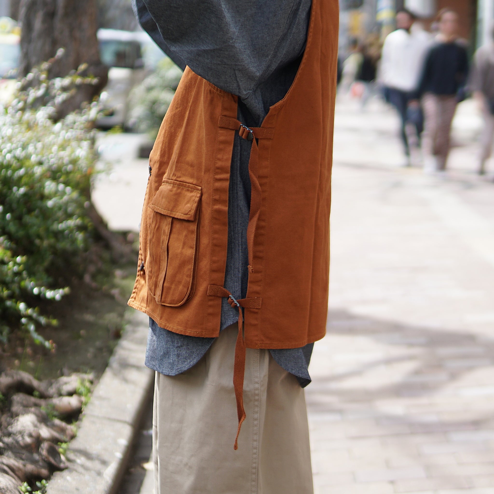 Name:SS23-SHOOTER VEST | Color:Brown | Size:L【WORKWARE】
