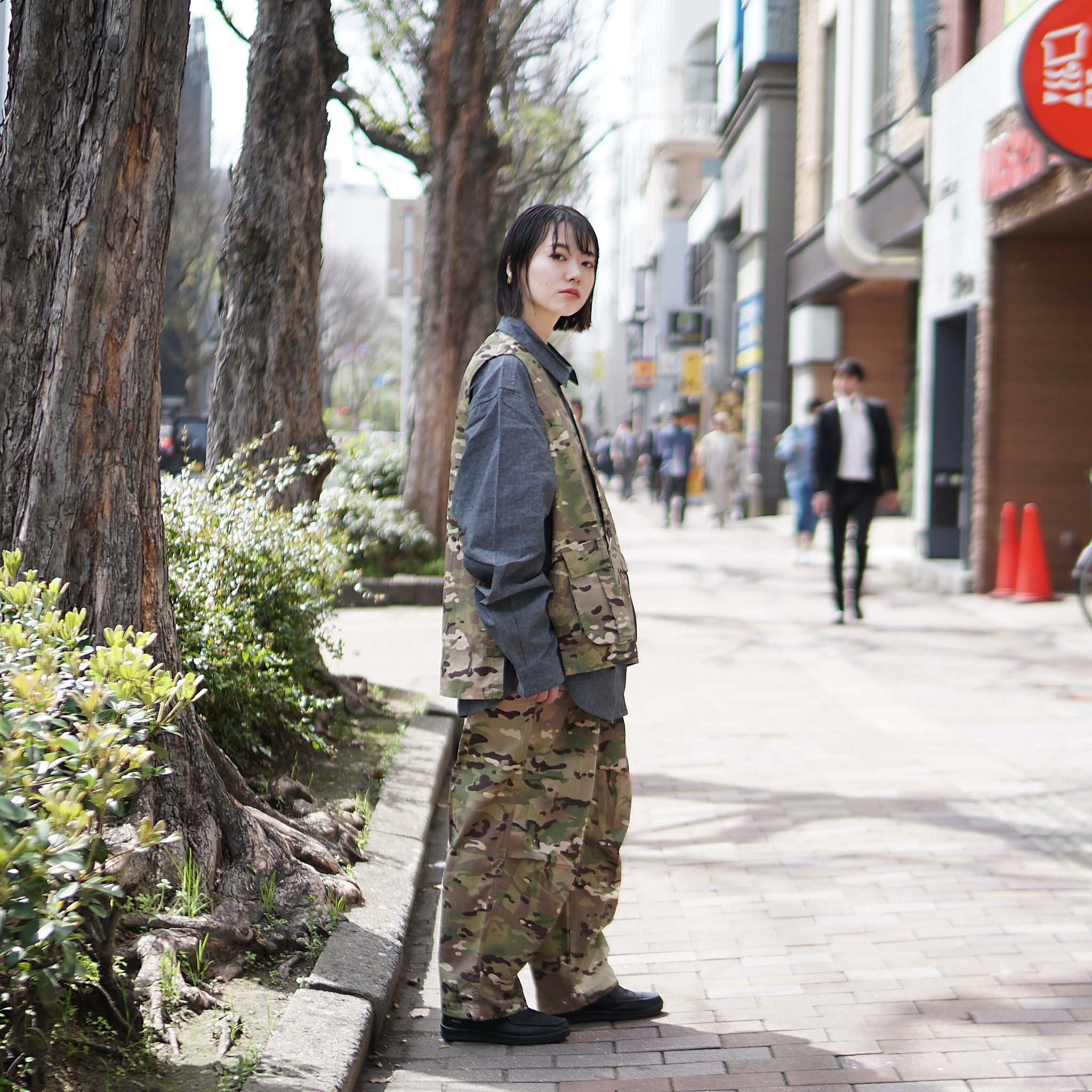 Name:SS23-LOUNGE PANTS | Color:CAMO | Size:S/M【WORKWARE】