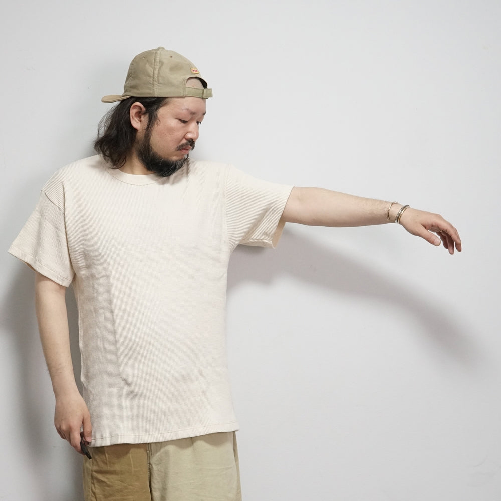 No:ST-6500 | Name: THERMAL S/S CREW TEE | Color:Natural | Size:M【Save Our Soil】-SAVE OUR SOIL-ADDICTION FUKUOKA