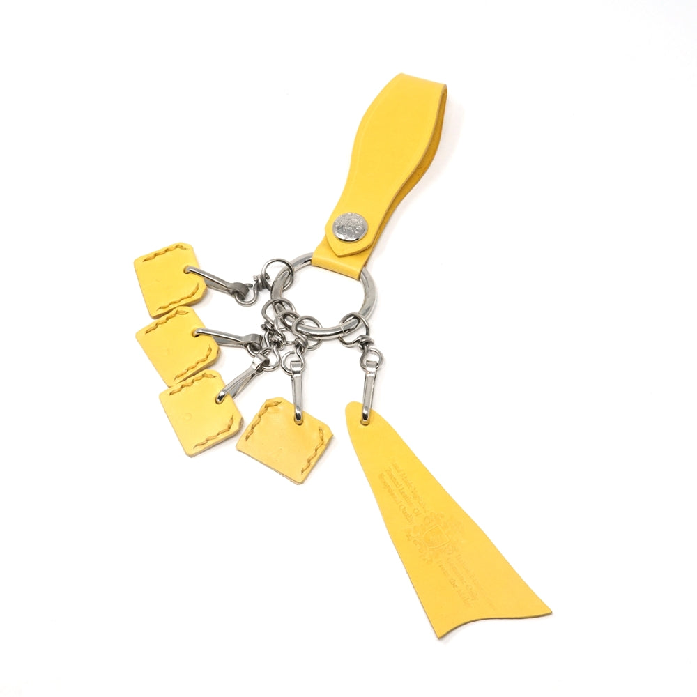 No:KG 9906A | Name:Keyring | Color:Yellow/Ivory/Orange/Mint【SARANAM】-SARANAM-ADDICTION FUKUOKA