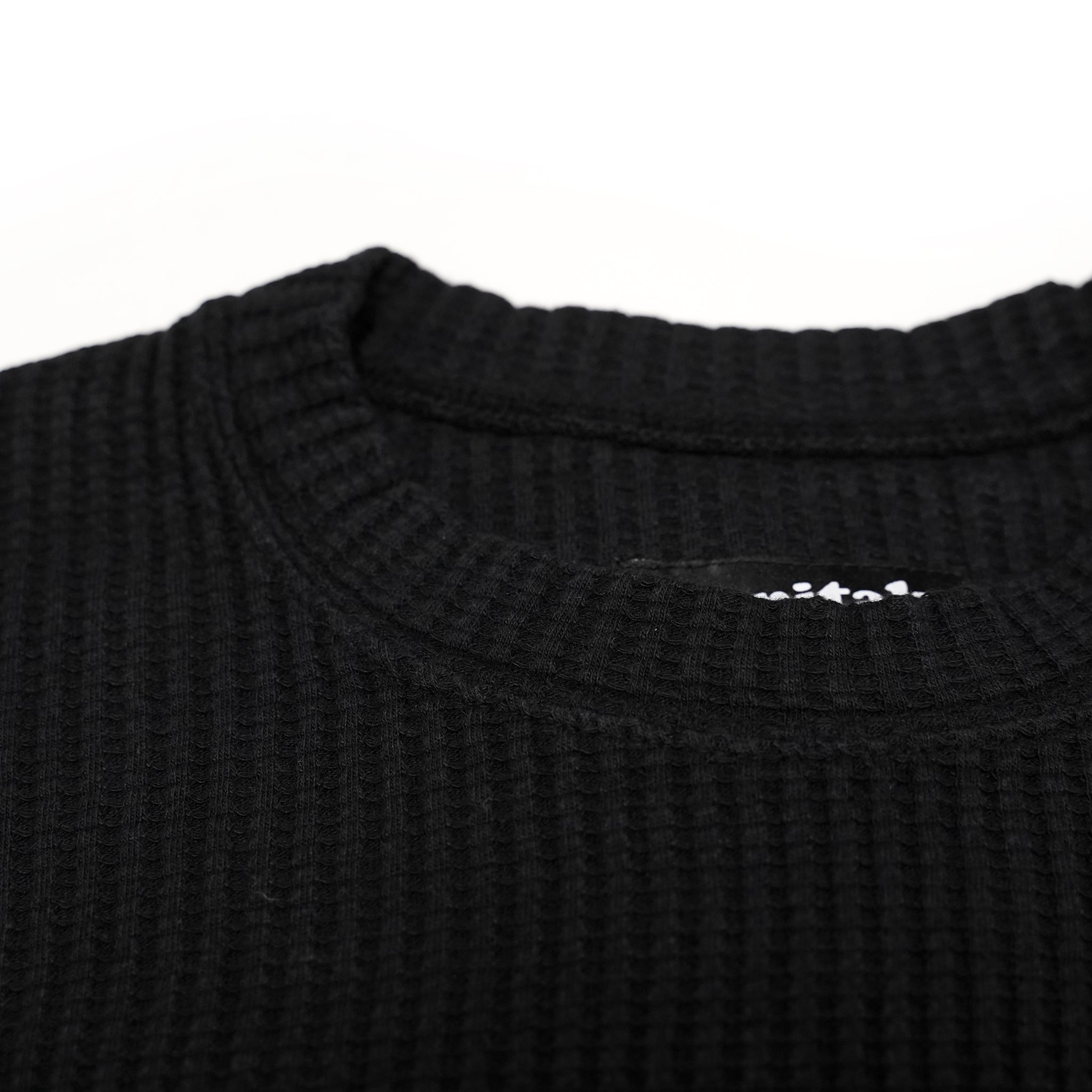 No:M31752 | Name:Thermal Cut Off Edges S/S | Color:Cream/Black【MONITALY_モニタリー】【archive】