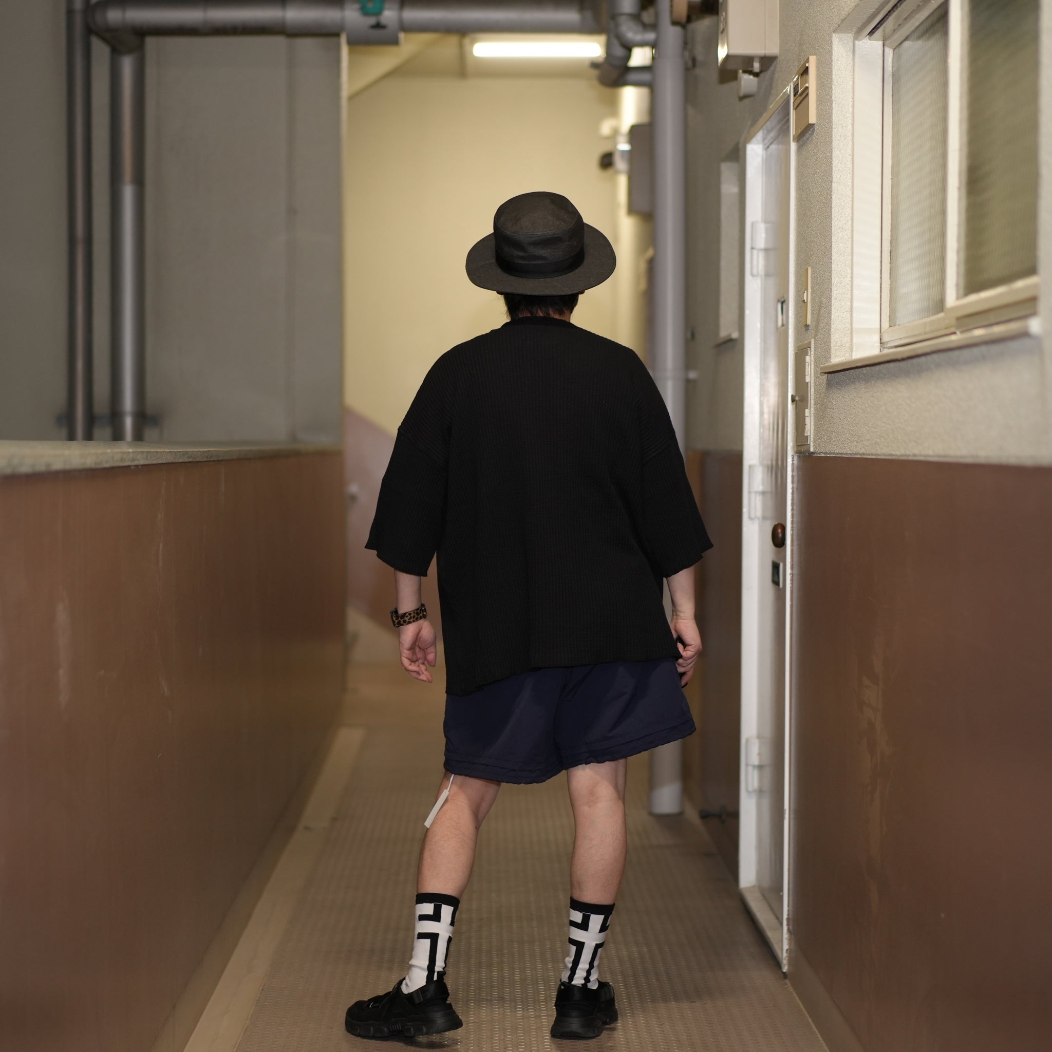 No:M31752 | Name:Thermal Cut Off Edges S/S | Color:Cream/Black【MONITALY_モニタリー】【archive】
