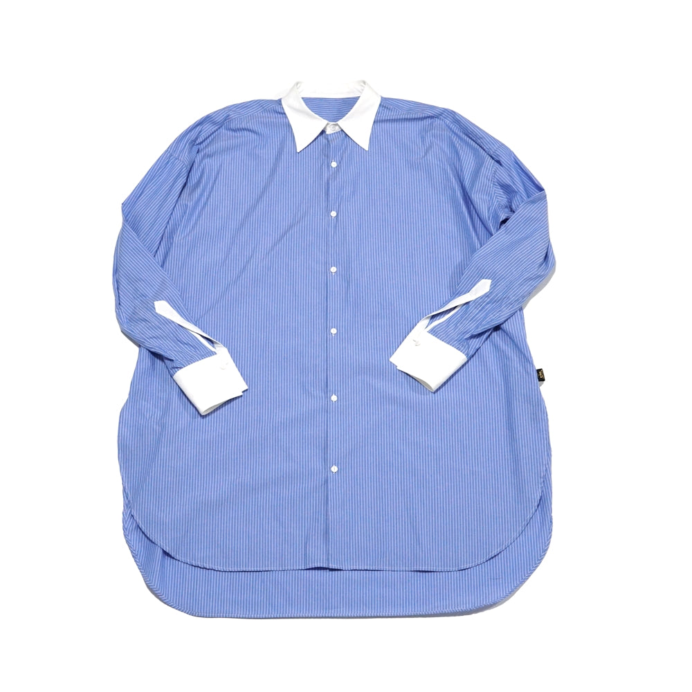 Name:Big Shirts | Color:Blue Stripe | Size:Free 【MOTOKI TANAKA】-MOTOKI TANAKA-ADDICTION FUKUOKA