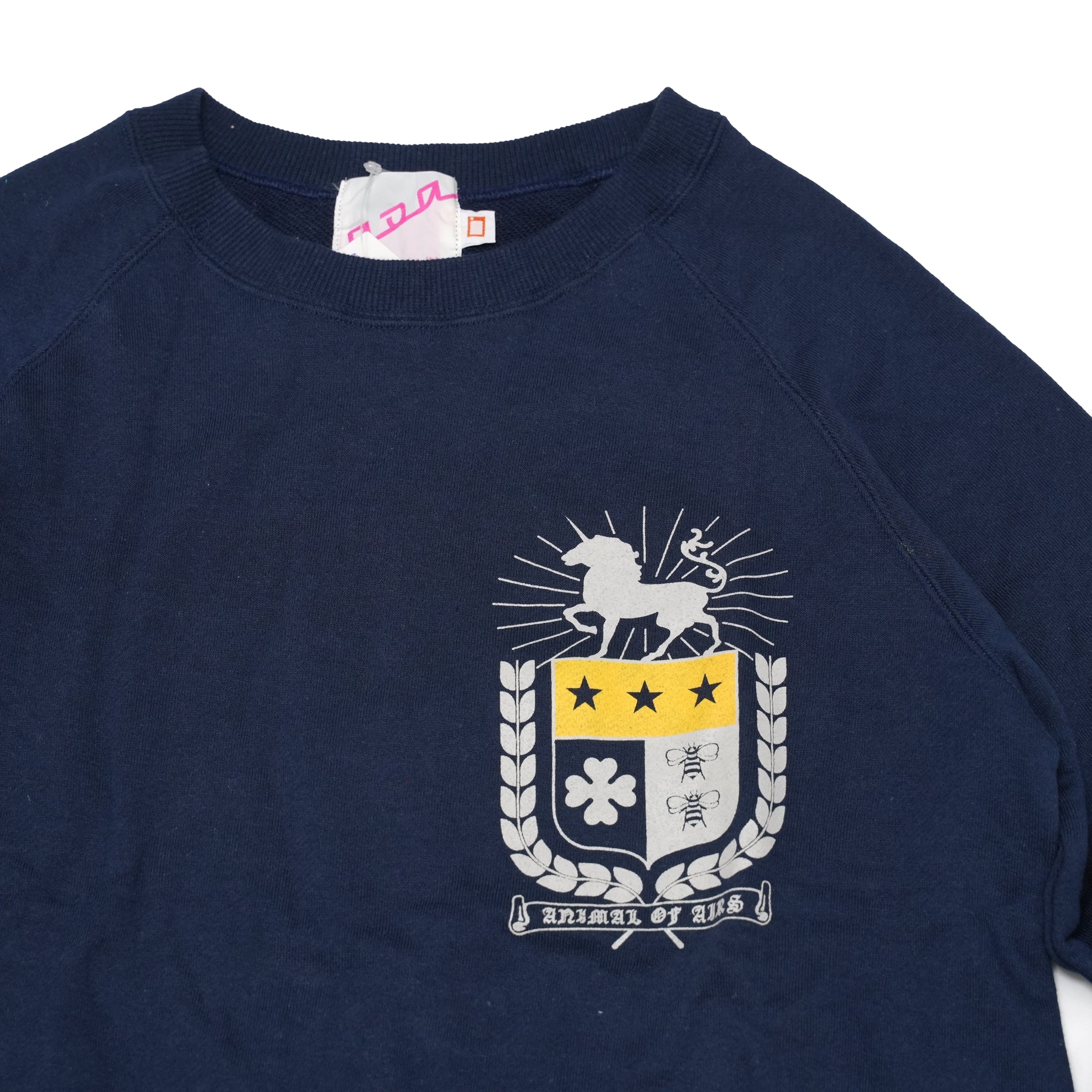 No:53217 |  Name:aoa Sweat shirts | Color:Navy | Size:M【animal of airs_アニマル オブ エアーズ】