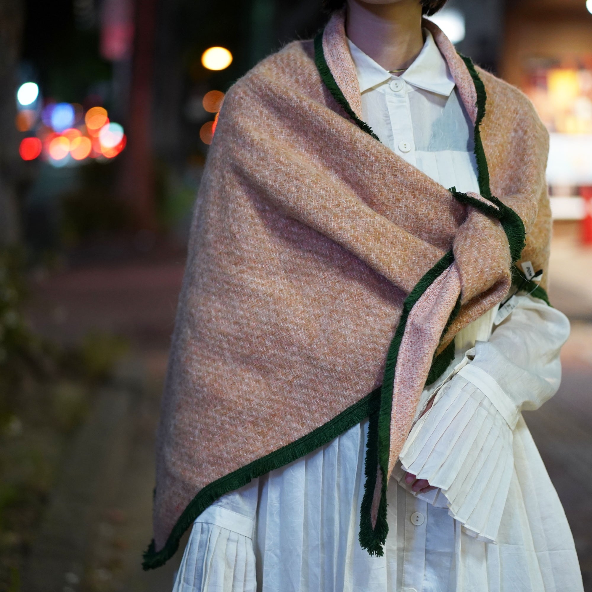 ストール POM AMSTERDAM SHAWL - Dance to the Rhythm Pink (ポム