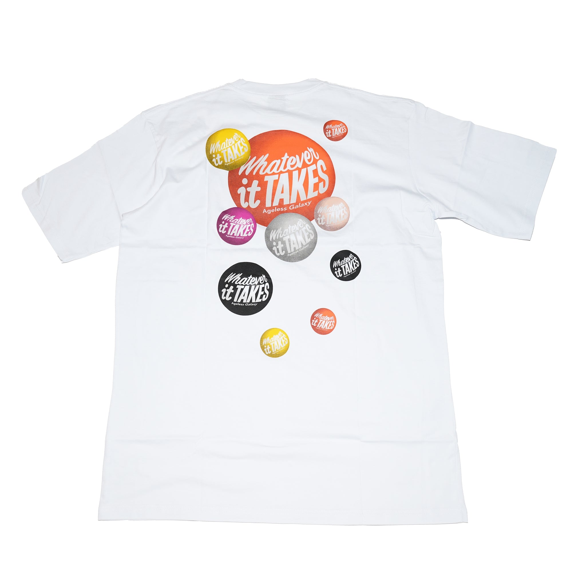 No:TSAG140 | Name:Whatever it Takes 015 S/S TEE | Color:White【AGELESS GALAXY_エイジレスギャラクシー】【ネコポス選択可能】