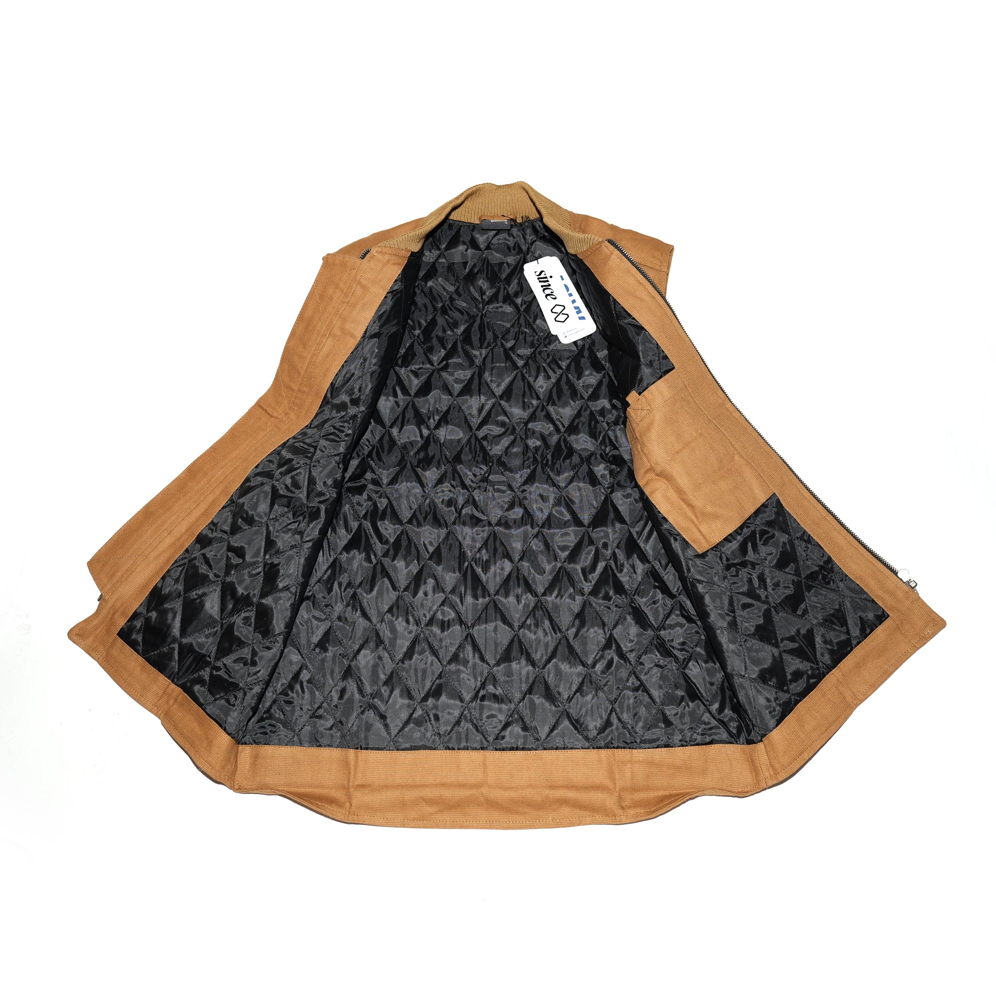 No:JAAG031 | Name:AGLXY Basic Canvas Vest 015 | Color:Brown【AGELESS GALAXY_エイジレスギャラクシー】