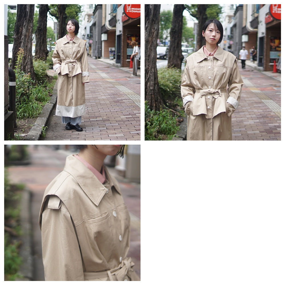 No:OSK-FW21-25A | Name:Beauty Of The Night | Color:Camel | Size:XS/S【OSKER THE LABEL】-OSKER THE LABEL-ADDICTION FUKUOKA