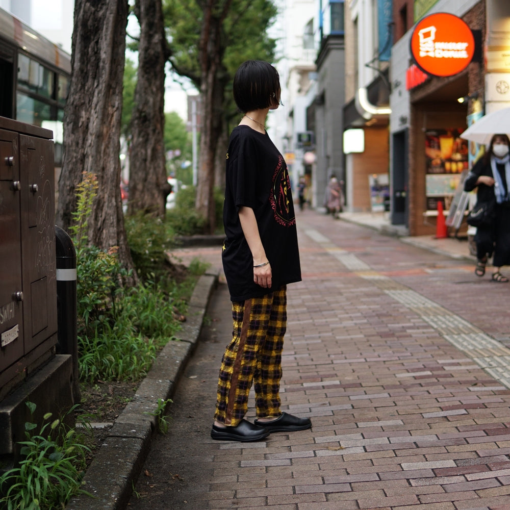 No:24235 | Name:MIDH GOLD LYRICS ORGANIC UNISEX TEE | Color:Washed Black | Size:M/L【ONE TEASPOON】-ONE TEASPOON-ADDICTION FUKUOKA
