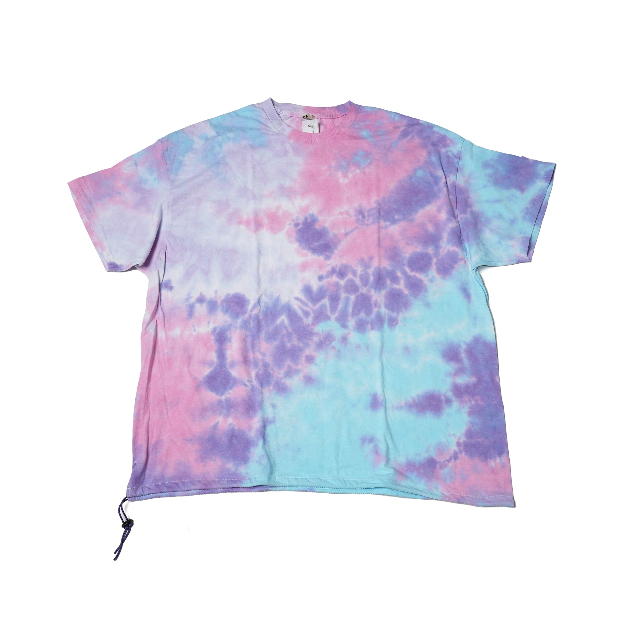 No:1000-REMAKE | Name:S/S T-Shirts W/ Drawstring | Color:Cotton Candy【Hermosa Tie Dye】【ネコポス選択可能】