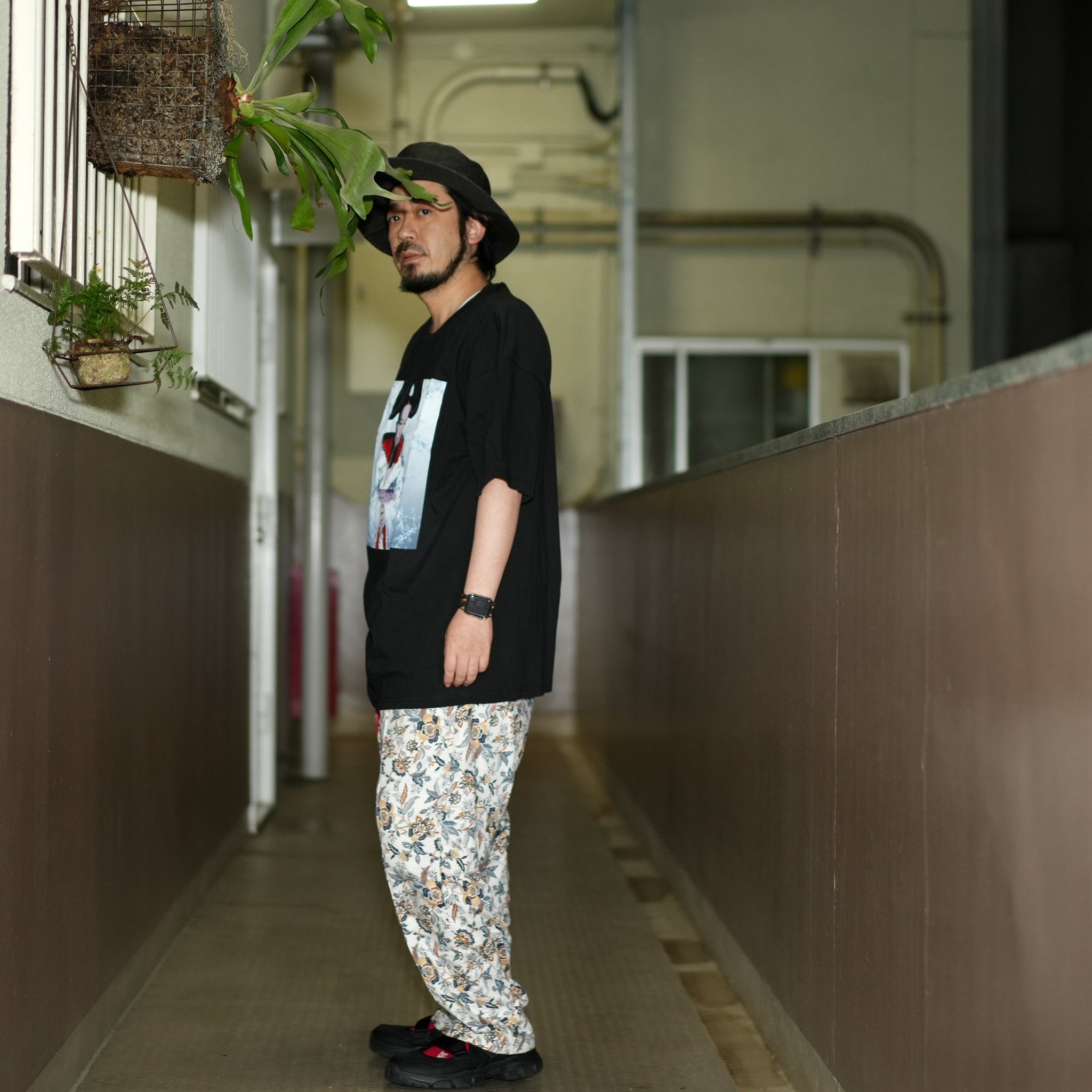 bjk10006 |  HOMOGENIC MENS T-SHIRT – Black | Size:L/XL【BJORK】【MUSIC TEE】【ネコポス選択可能】