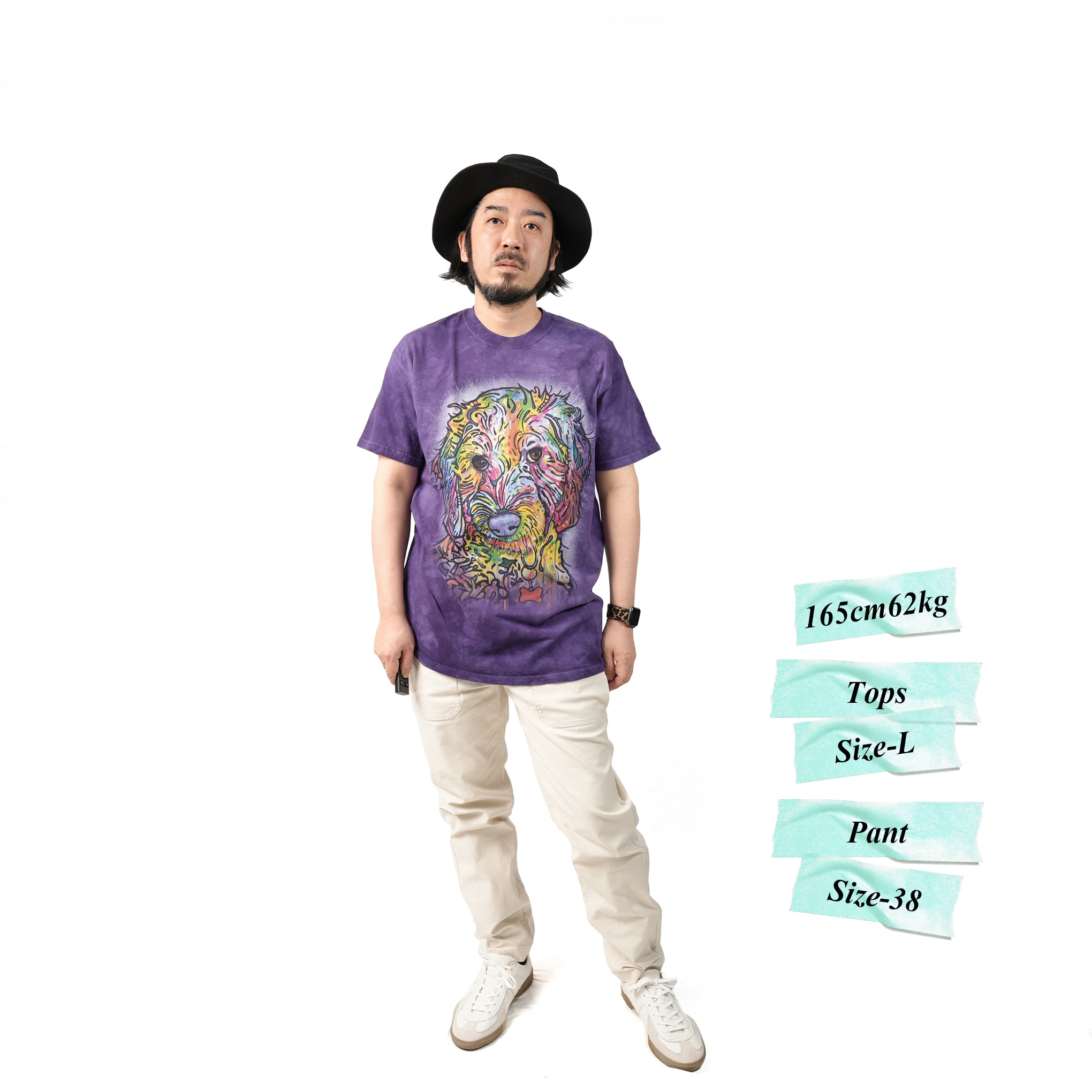 No:1068370314 | Name:Adult Classic Tee | Color:Purple Sweet Poodle【THE MOUNTAIN_ザ マウンテン】【ネコポス選択可能】