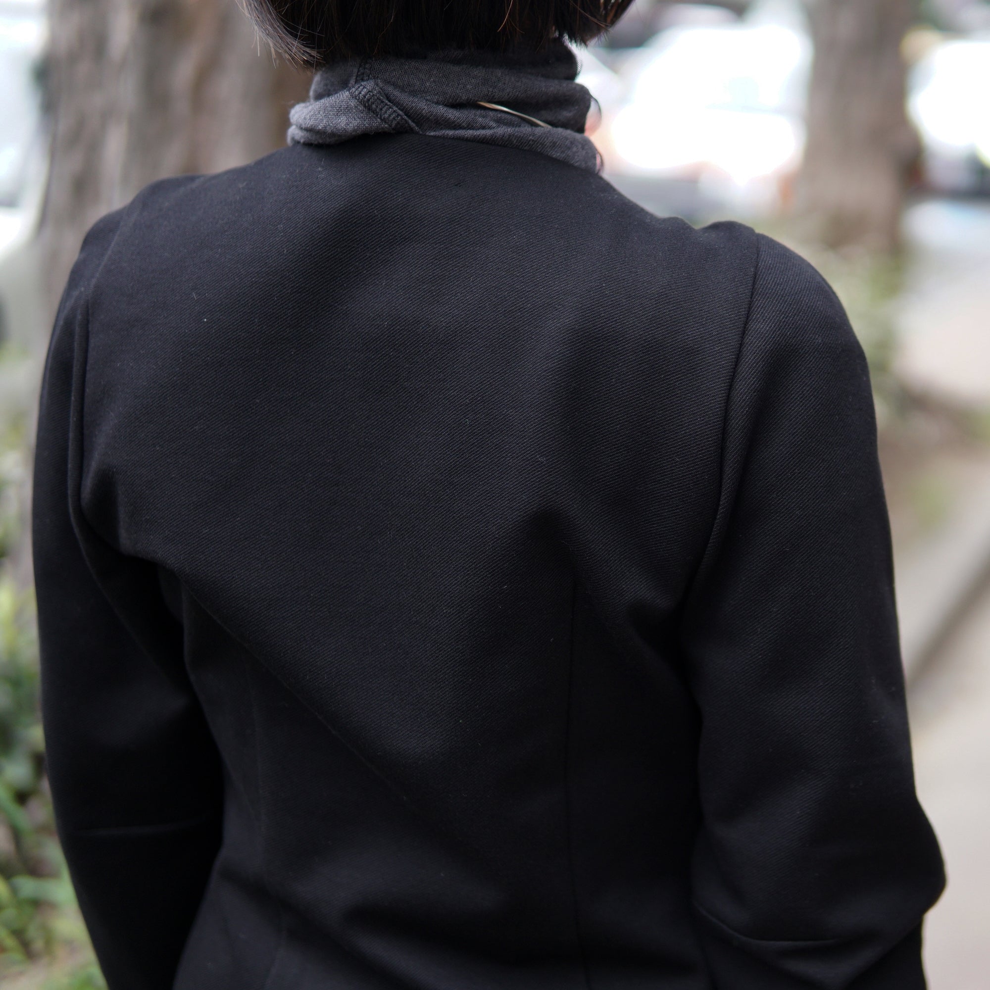 No:GA1-2821 | Name:Jacket With Open Wrap | Color:Black | Size:S【G2A】-G2A-ADDICTION FUKUOKA