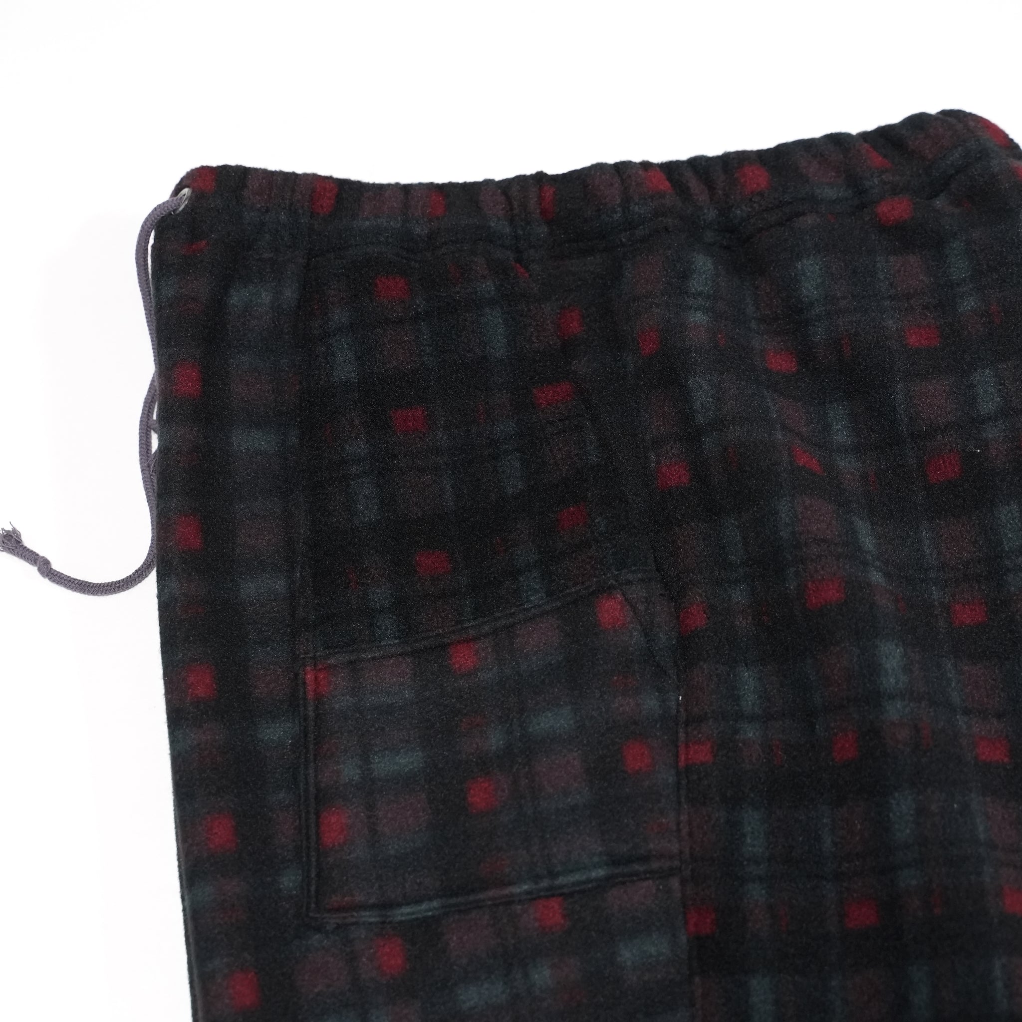 odd22fw02 | Custom Fleece Wide Pants – Check | ODDMENT