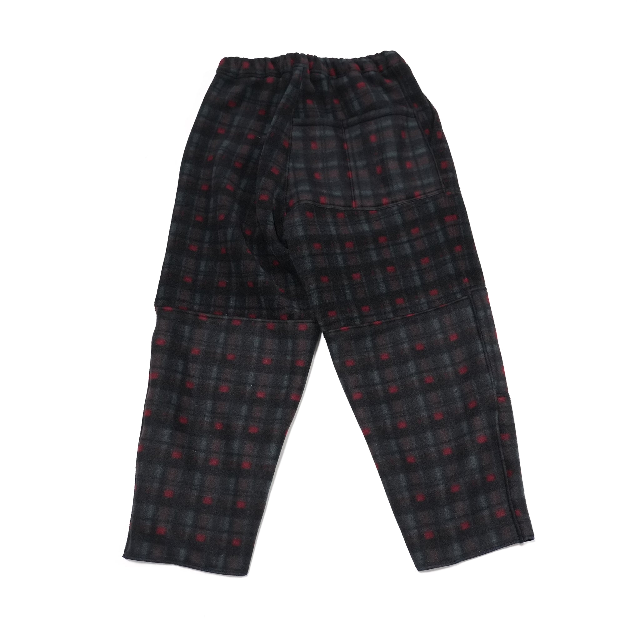 odd22fw02 | Custom Fleece Wide Pants – Check | ODDMENT