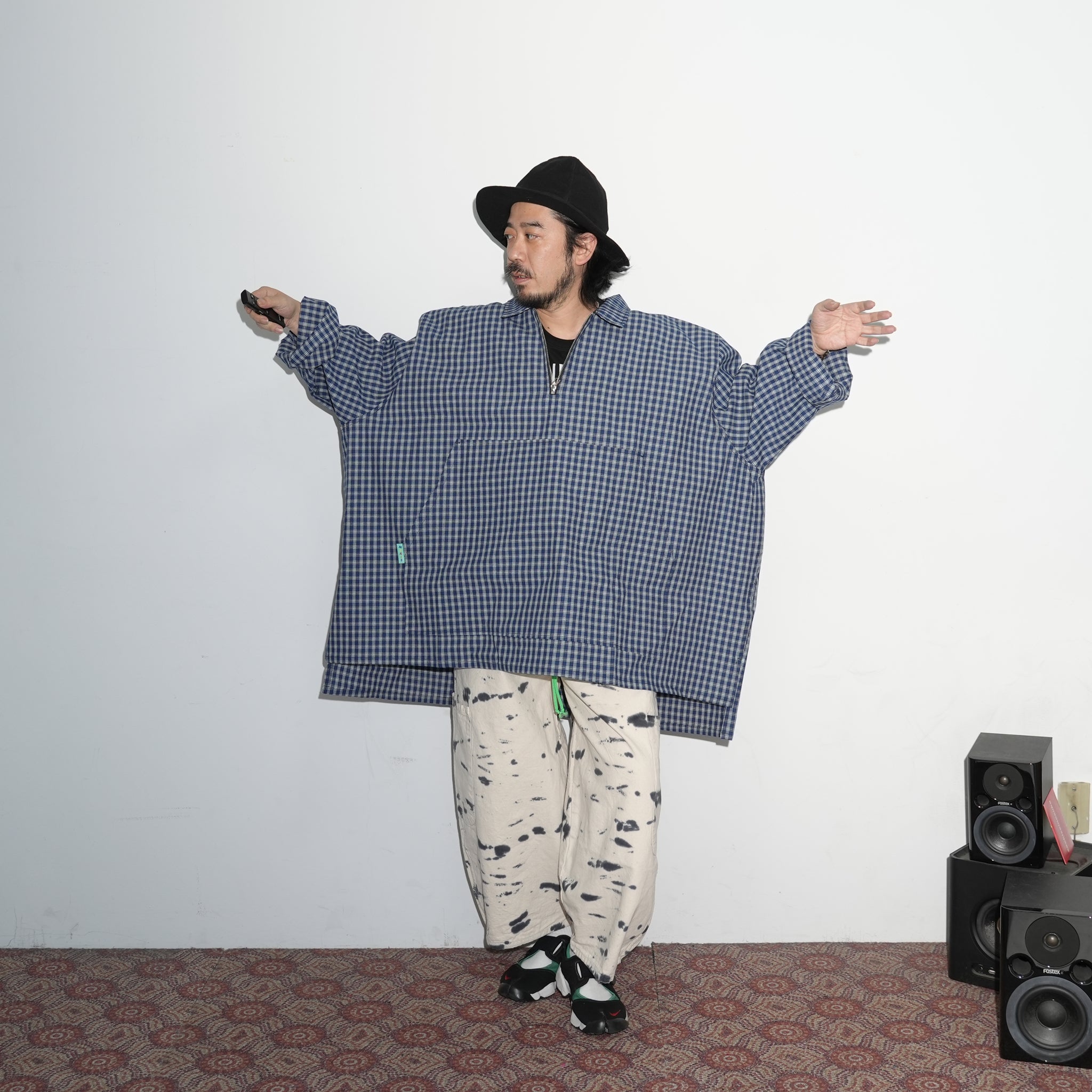 me-03 | ZIP PULLOVER – Picnic Plaid【MEALS CLOTHING_ミールクロージング】