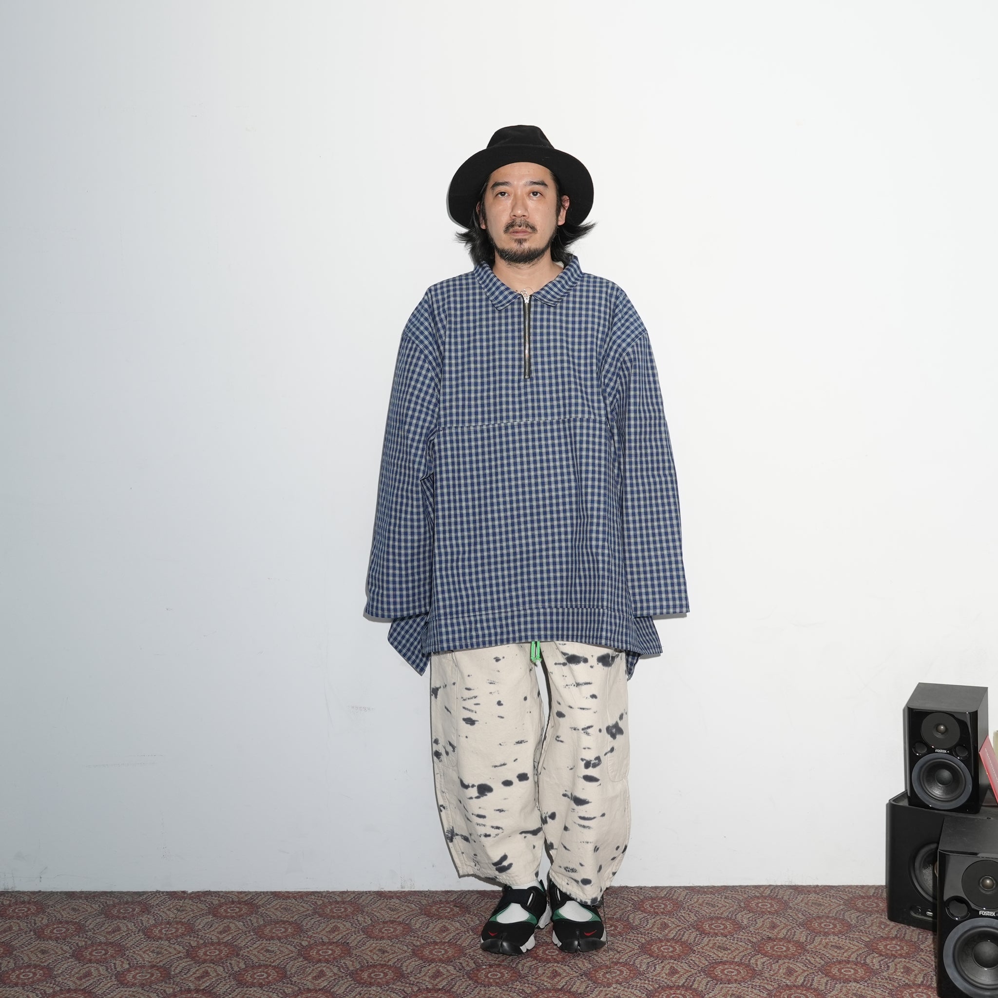 me-03 | ZIP PULLOVER – Picnic Plaid【MEALS CLOTHING_ミールクロージング】