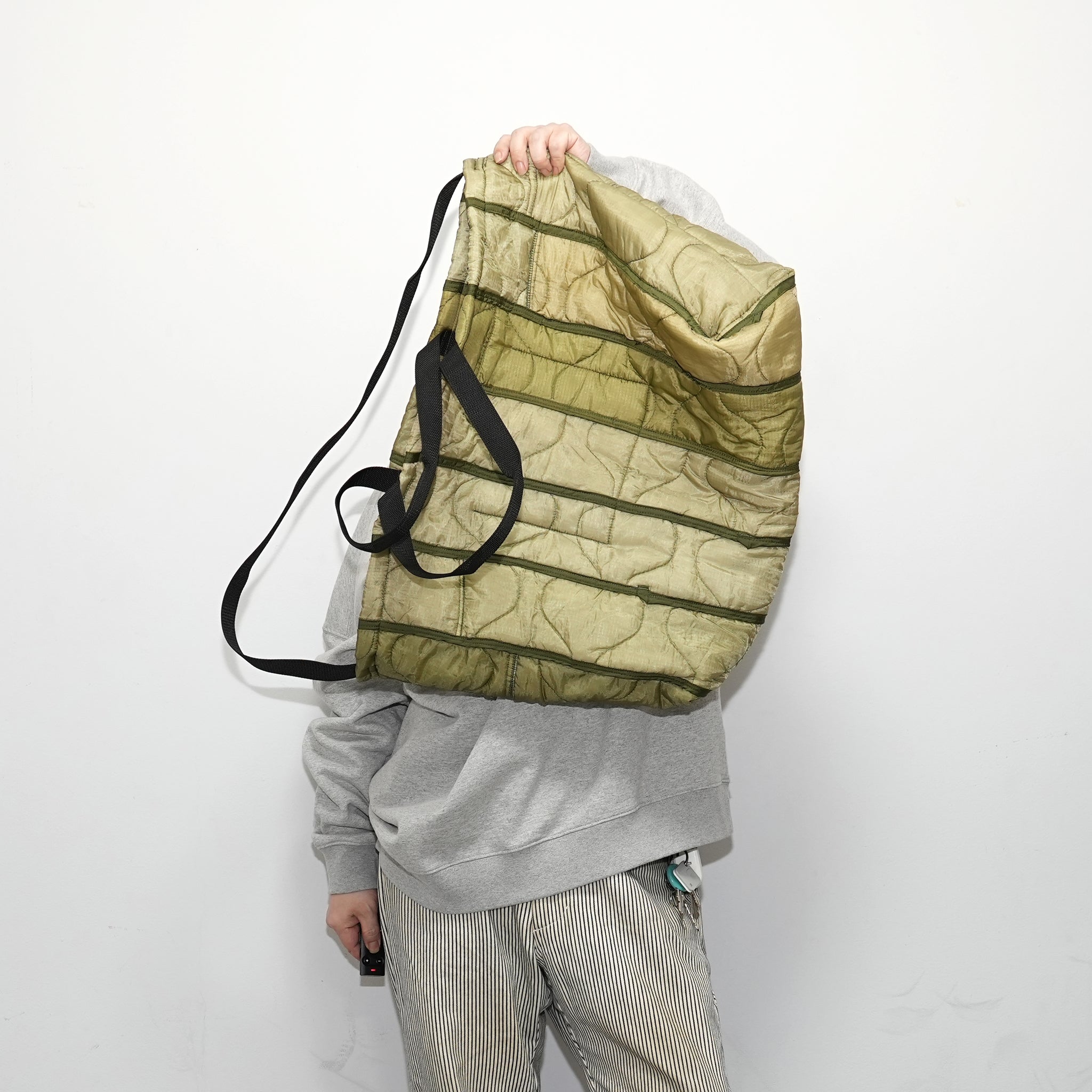 odd22fw04 | Quilting Tote_Large – Olive | ODDMENT