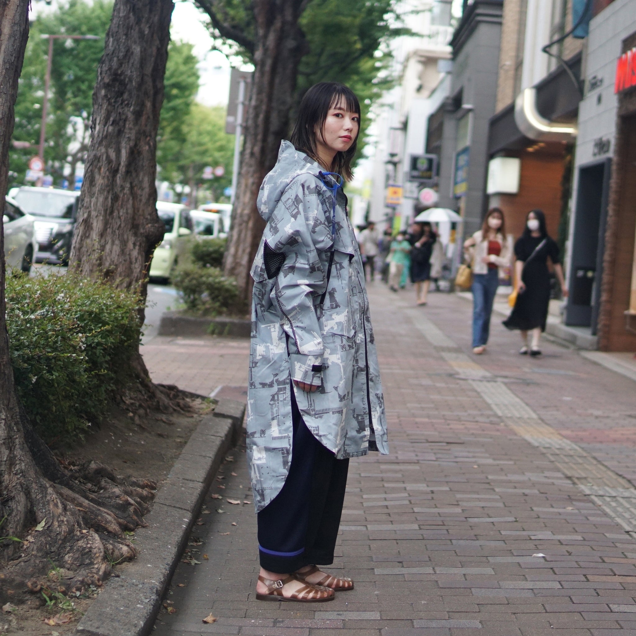 No:WDM16R0821A | Name:Mutation Signature Oversize Jacket | Color:Aqua【WEAVISM_ウィーヴィズム】